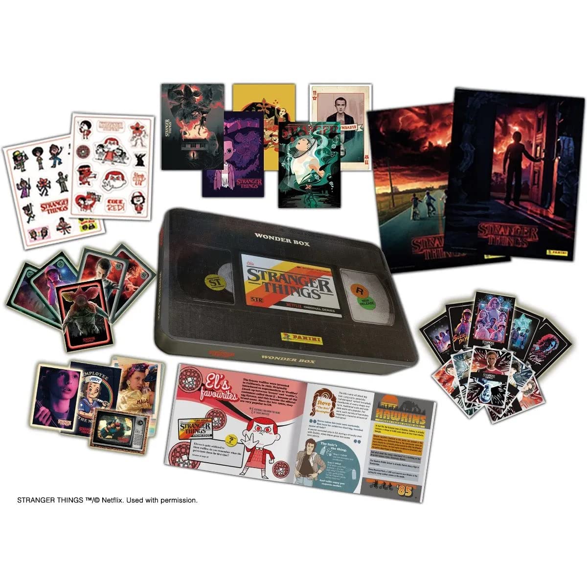 Stranger Things. Wonder box. Con Carte. Con Poster. Con Adesivi Film, Art & Culture