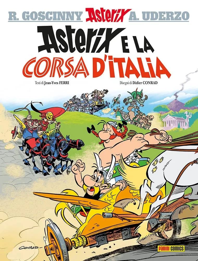Asterix e la corsa d'Italia book