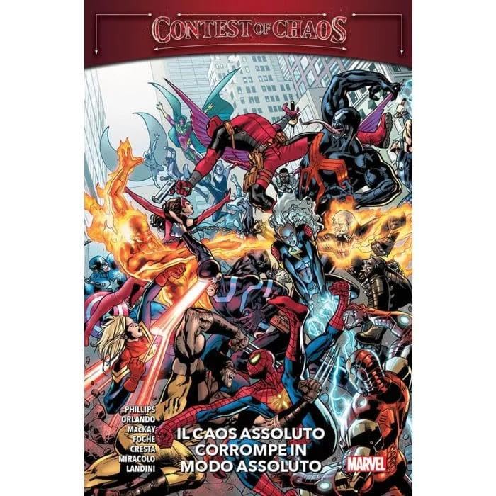 Fumetto: marvel collection: contest of chaos (cartonato) by panini book
