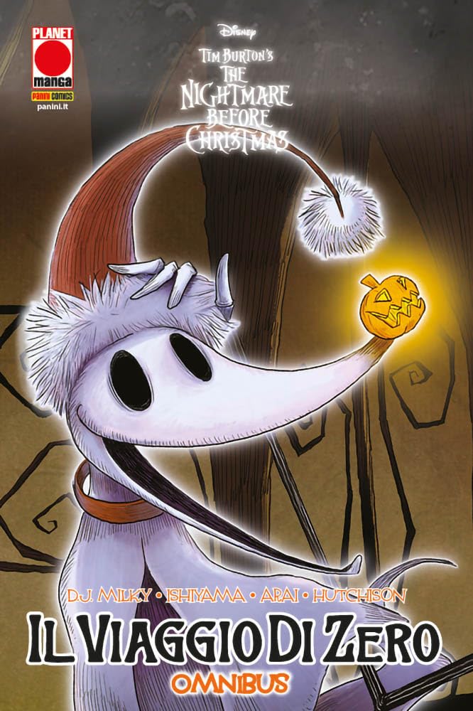 Il viaggio di Zero. The nightmare before Christmas Manga