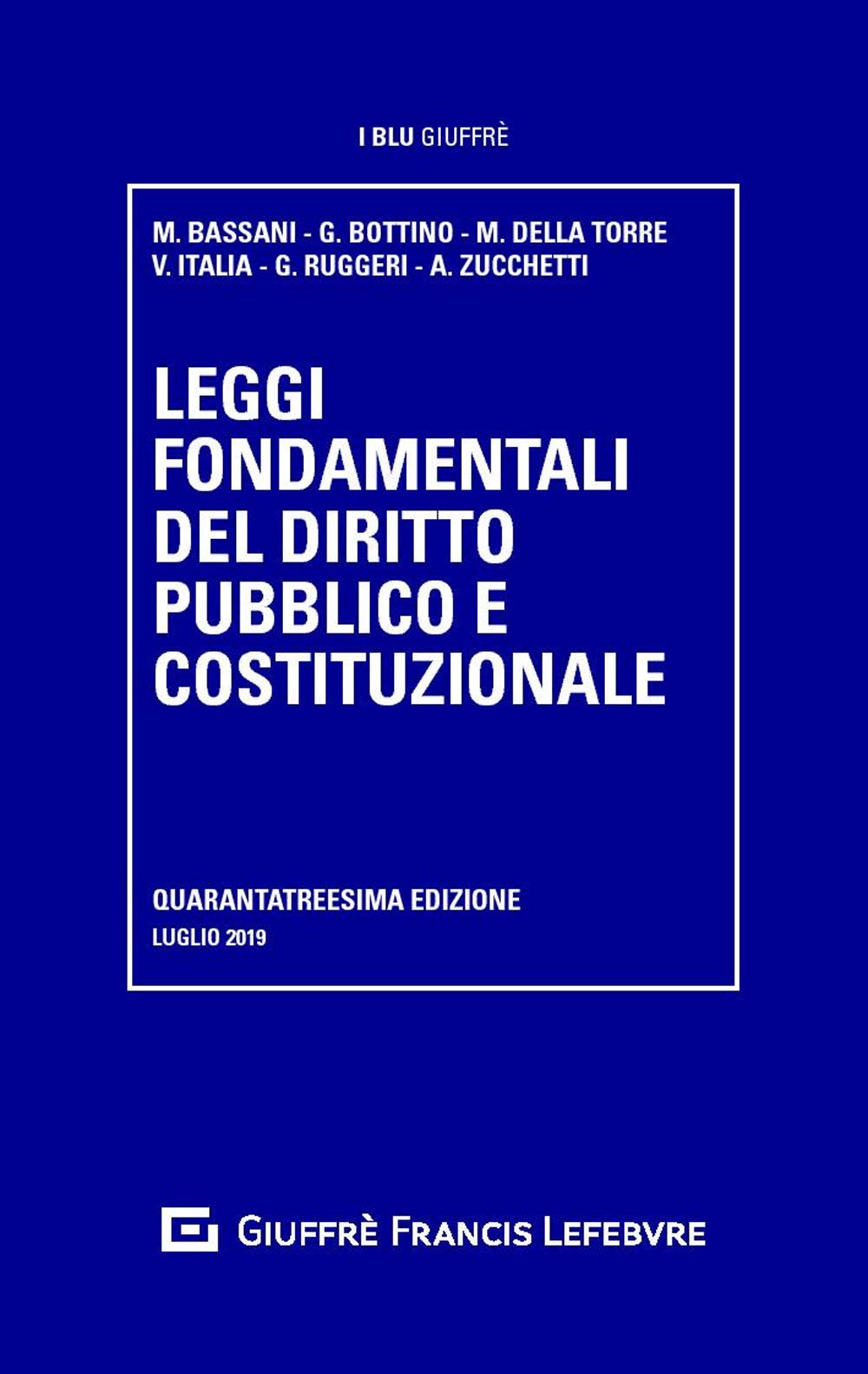 Leggi fondamentali del diritto pubblico e costituzionale book