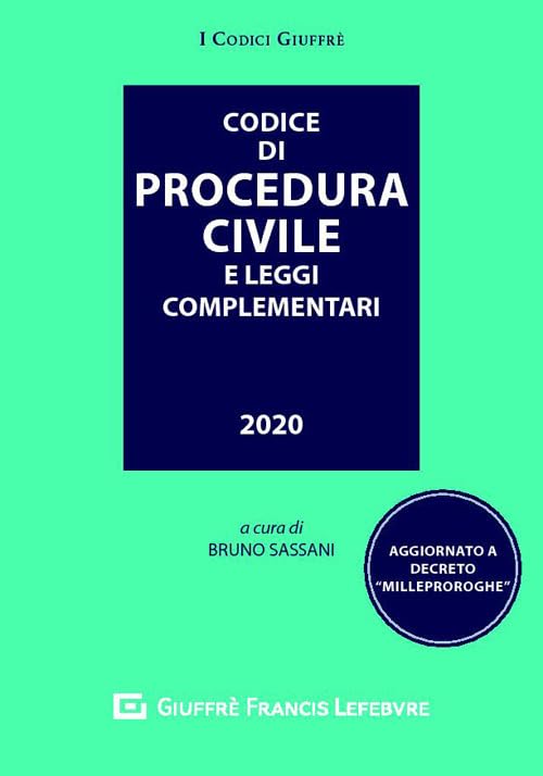 Codice di procedura civile e leggi complementari (I codici Giuffrè tascabili) Law