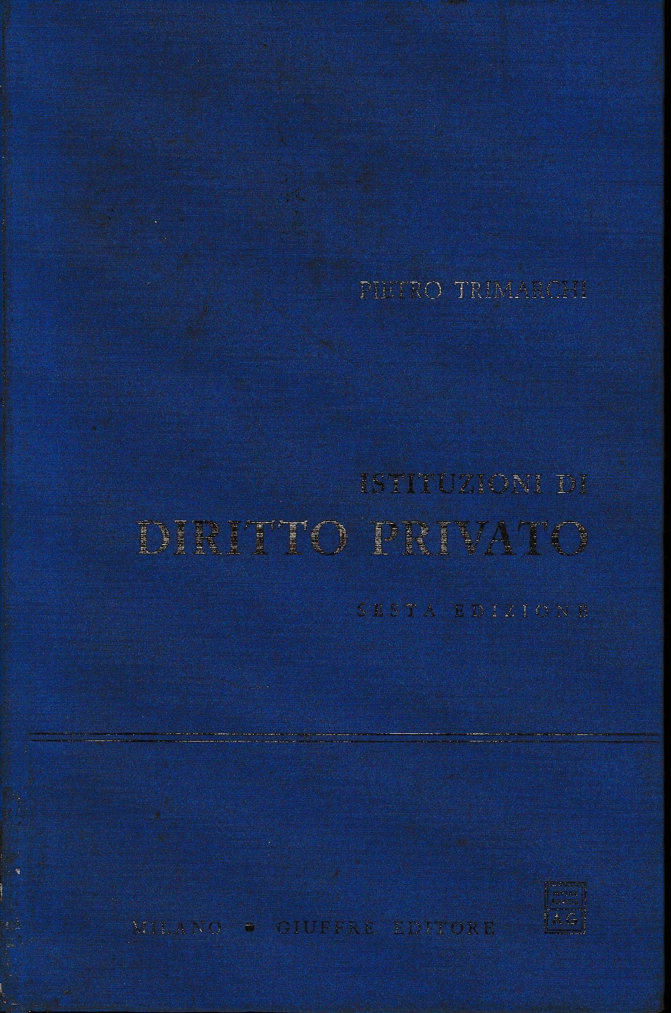 Istituzioni di diritto privato book