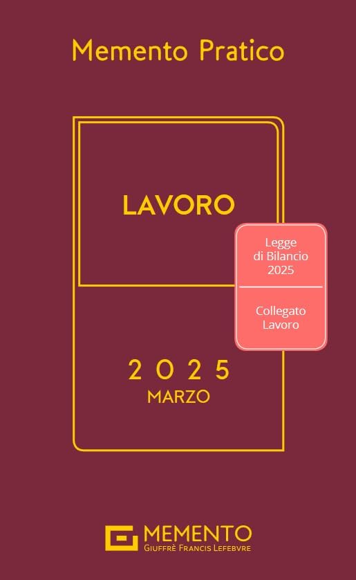 Memento lavoro edizione marzo 2025 book