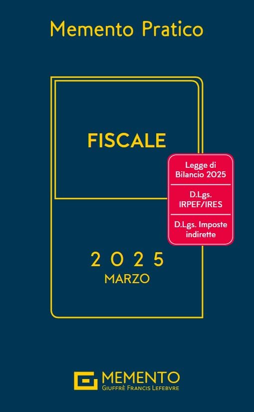 Memento fiscale edizione marzo 2025 book