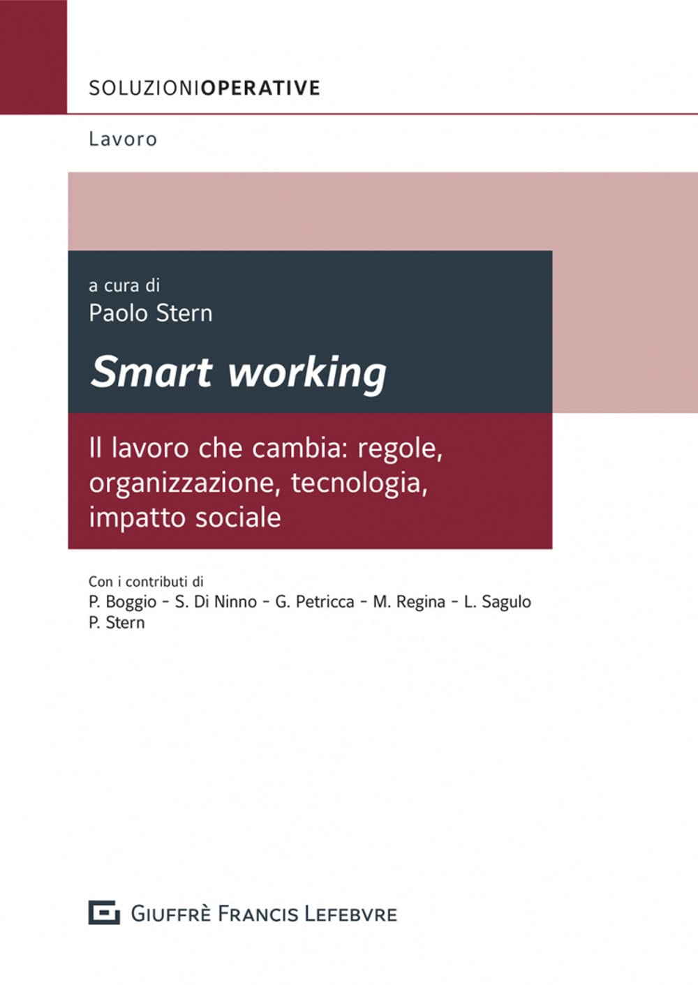 Smart working. Il lavoro che cambia: regole, organizzazione, tecnologia, impatto sociale book