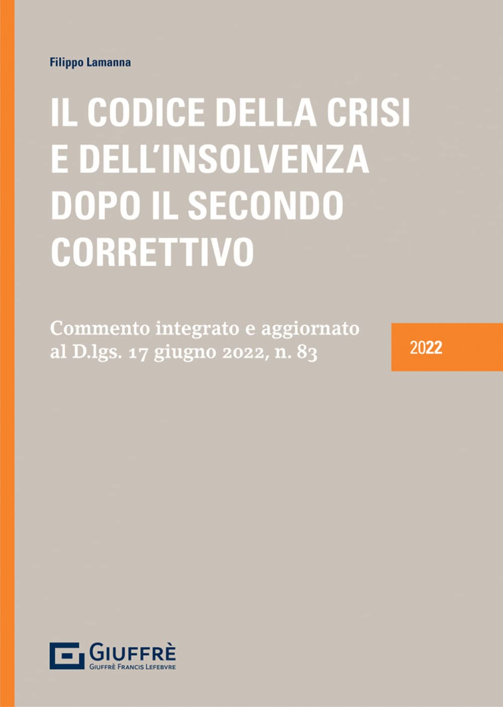 Il codice della crisi e dell'insolvenza dopo il Secondo Correttivo book