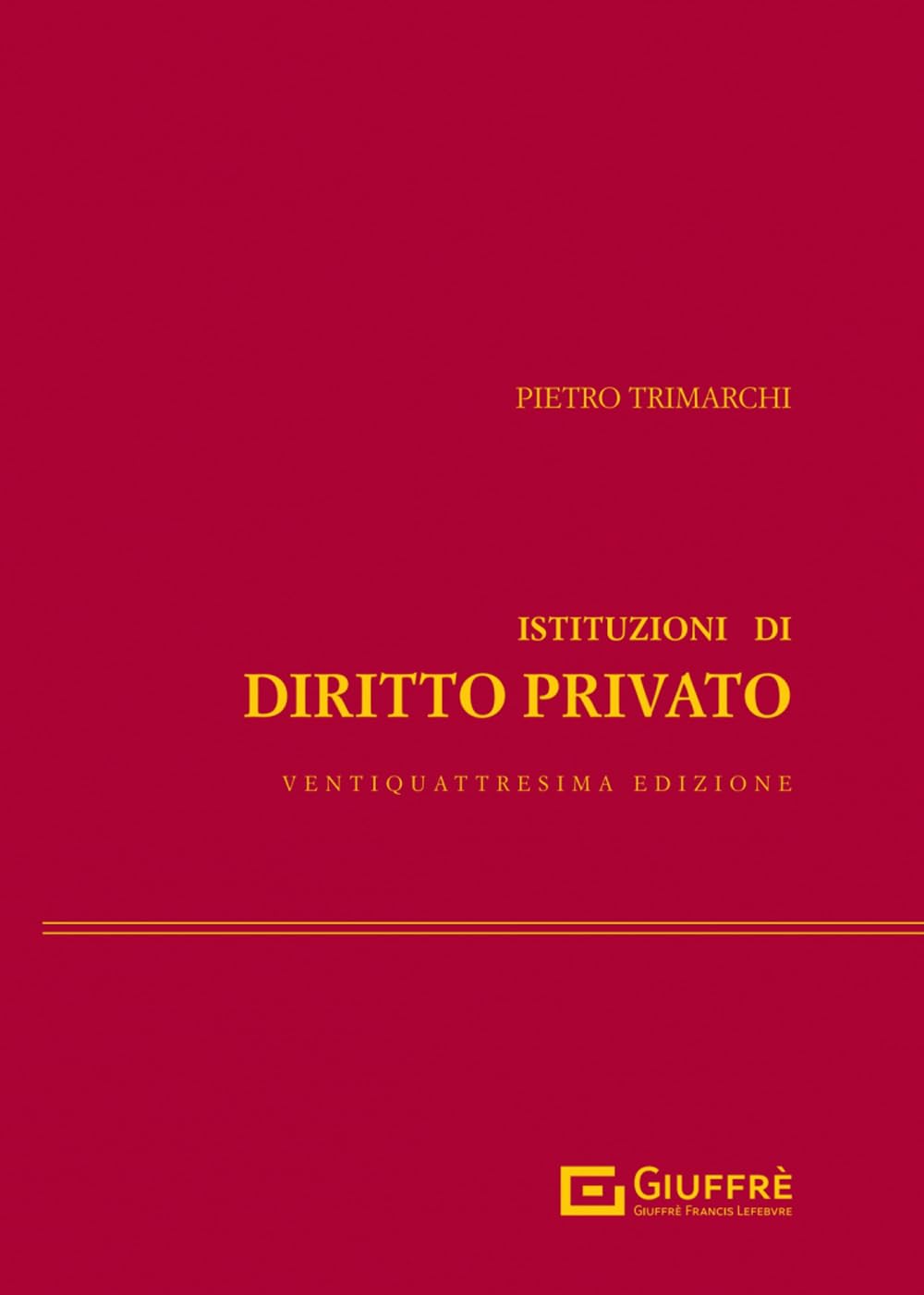 Istituzioni di diritto privato Law