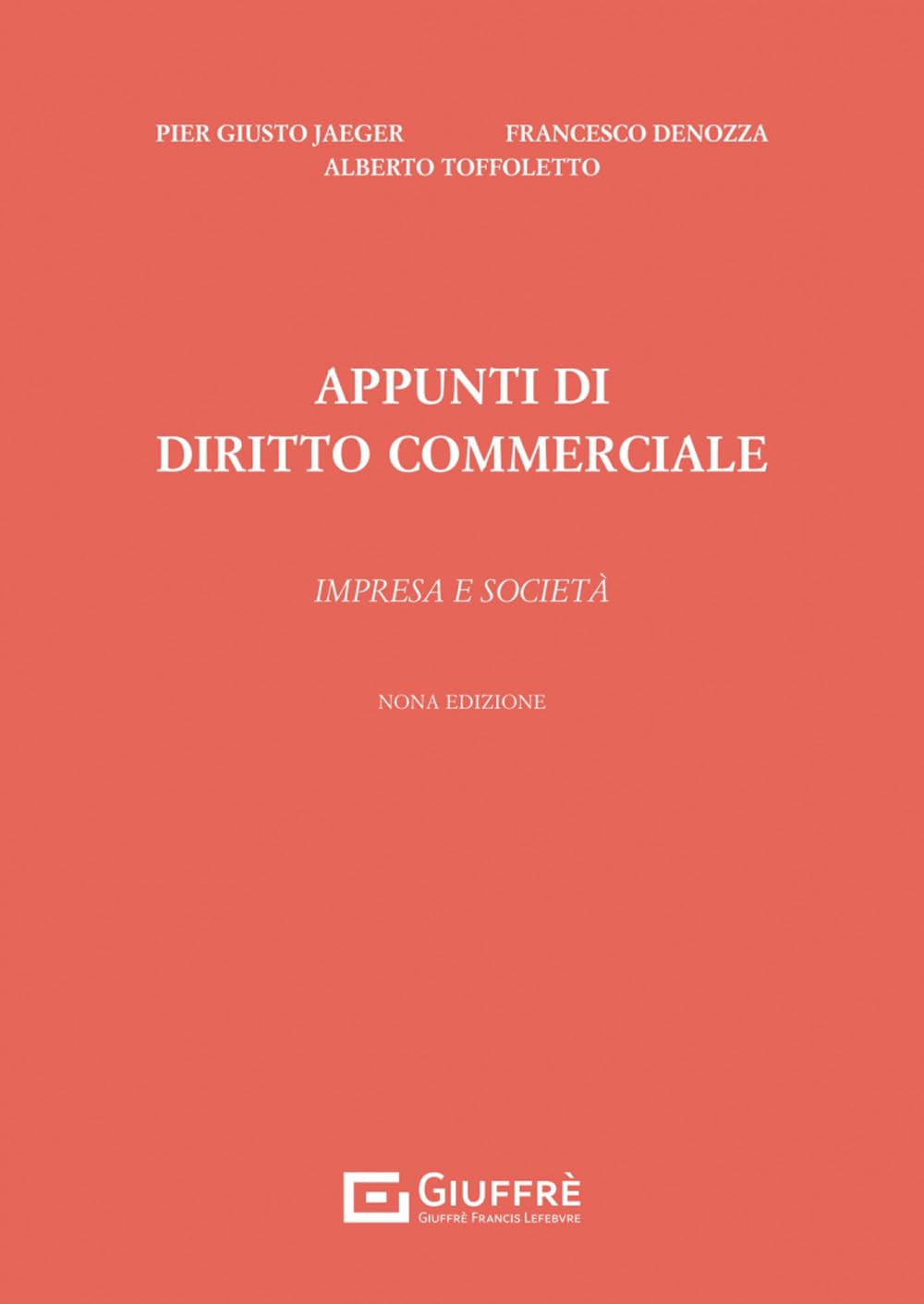 Appunti di diritto commerciale. Impresa e società Law