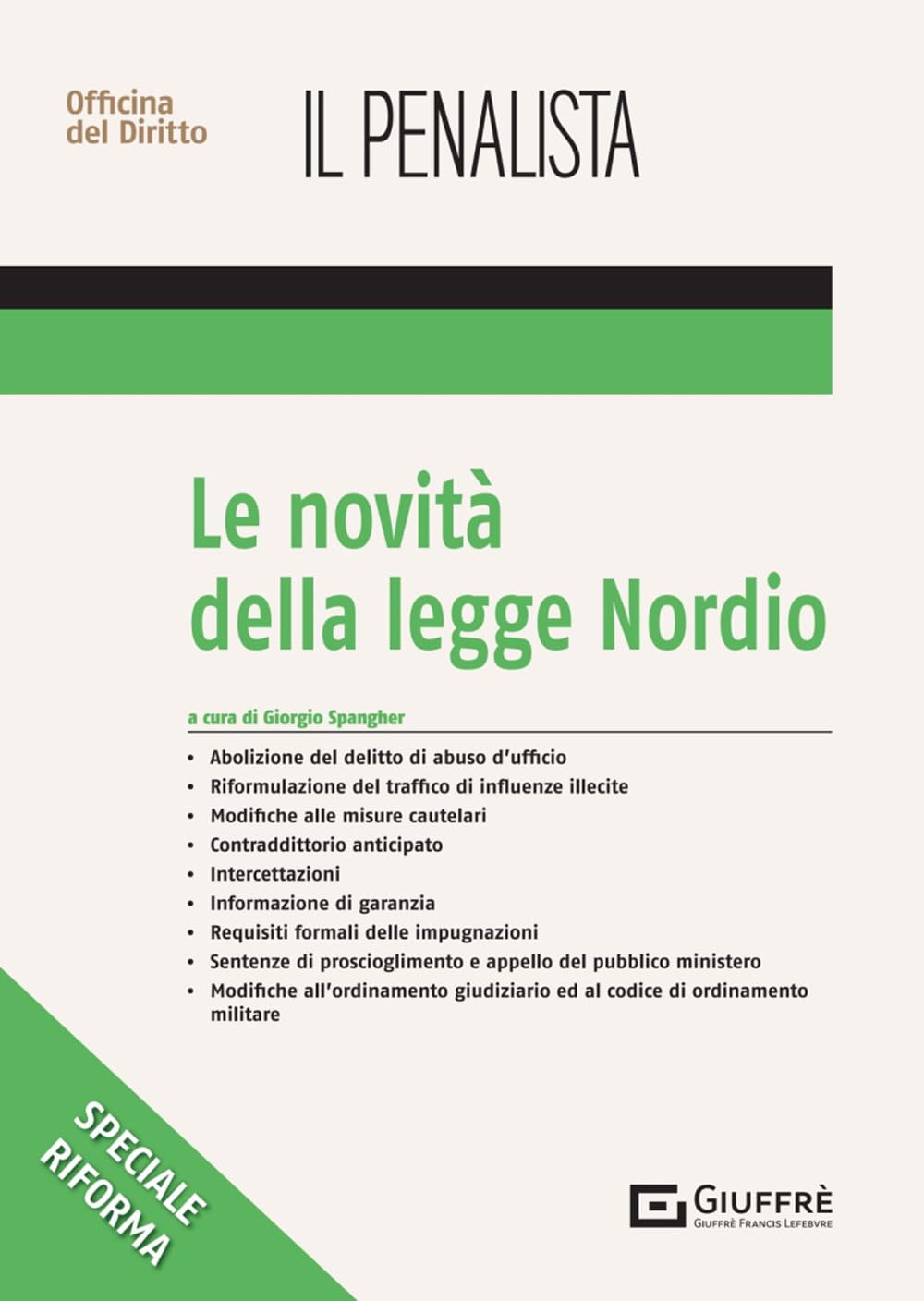 Le novità della legge Nordio book