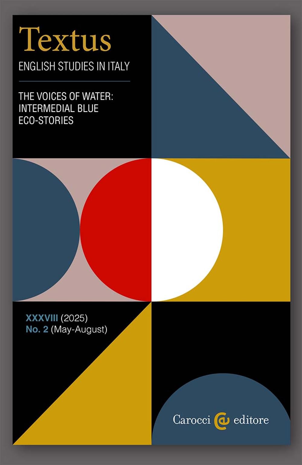 Textus. English studies in Italy. The voices of water: intermedial blue eco-stories (2025) (Vol. 2) Social Sciences