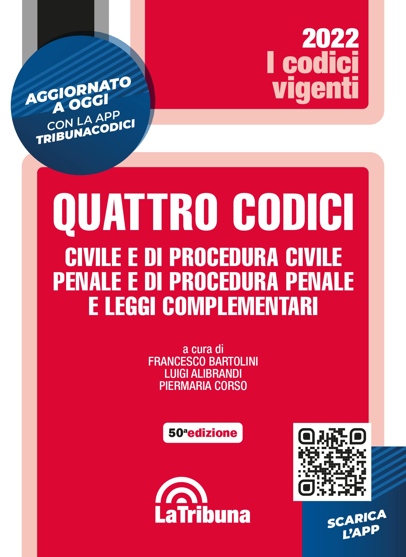 Quattro codici. Civile e di procedura civile, penale e di procedura penale Law