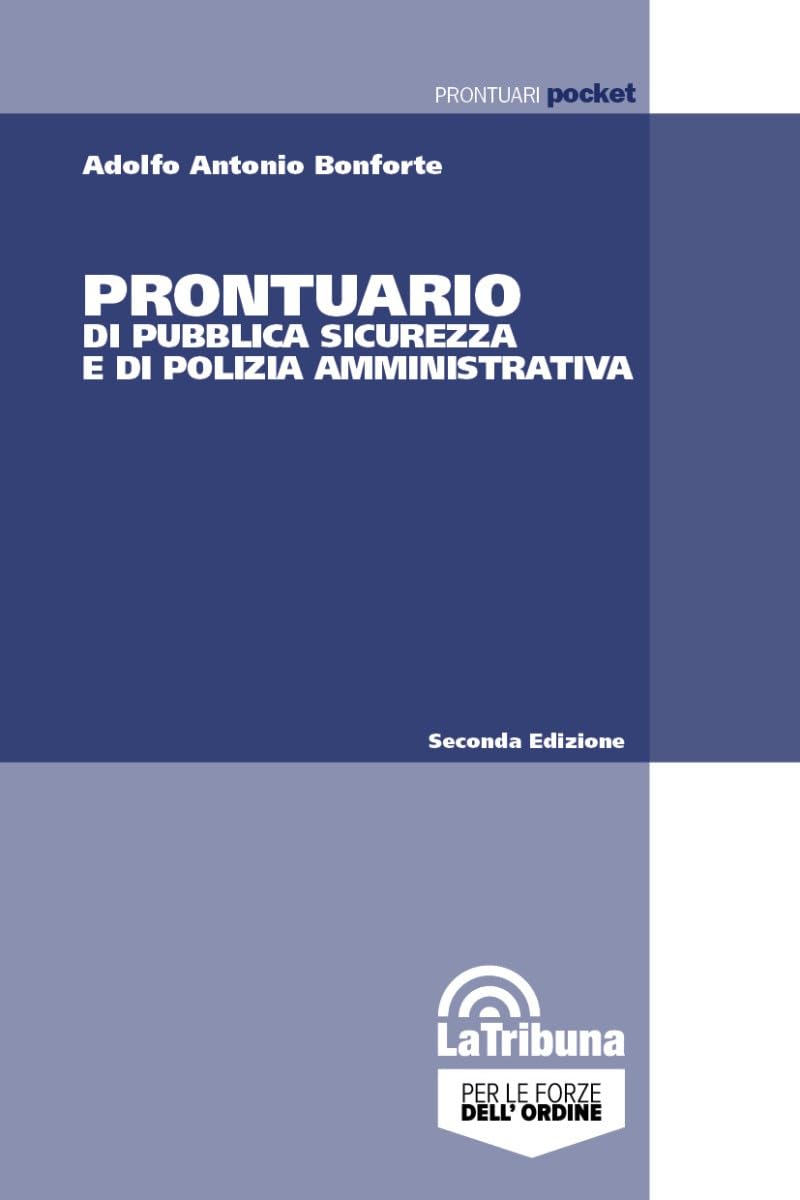 Prontuario di pubblica sicurezza e di polizia amministrativa book