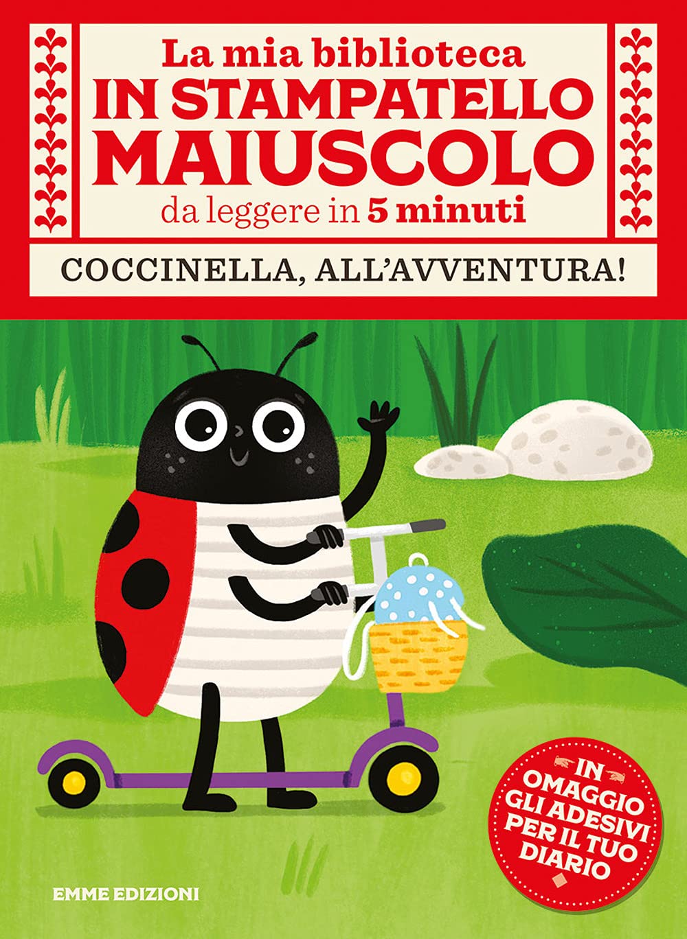 Coccinella, all'avventura! Con adesivi. Stampatello maiuscolo Non-fiction