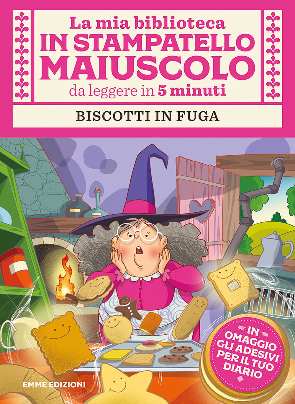 Biscotti in fuga. Con adesivi. Stampatello maiuscolo Children's books