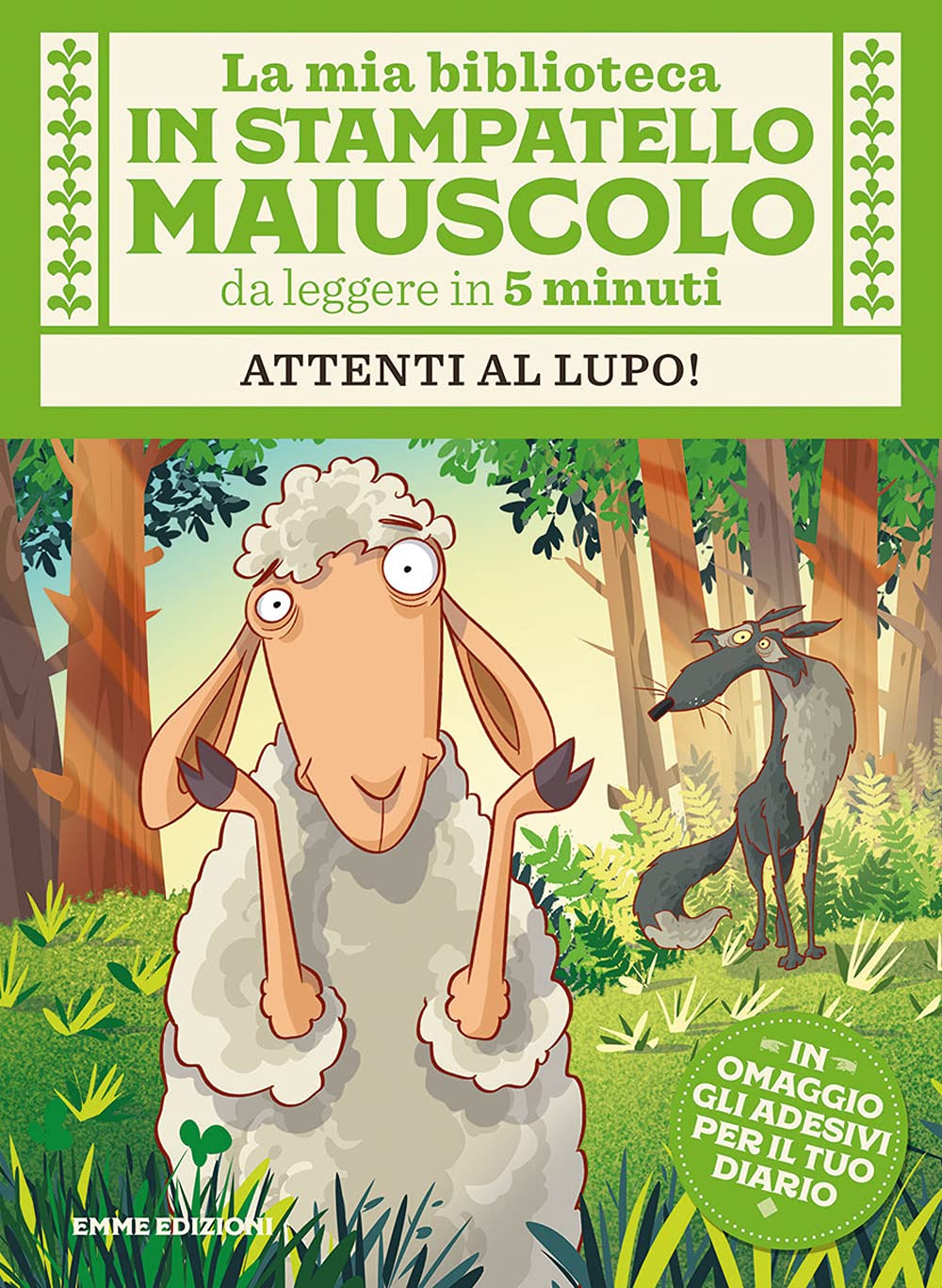 Attenti al lupo! Con adesivi. Stampatello maiuscolo Children's books