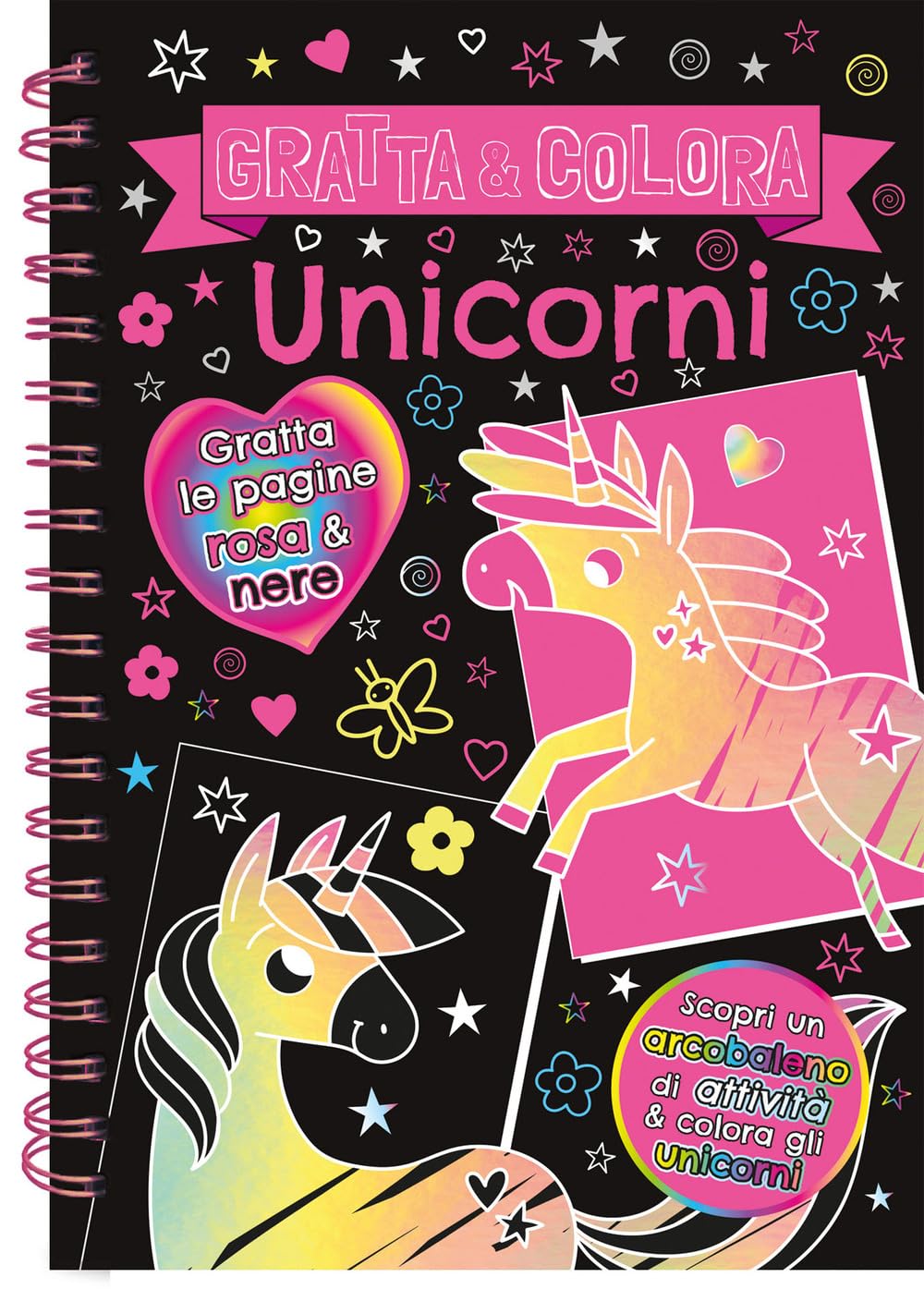 Gratta e colora. Unicorni. Ediz. illustrata. Con matita di legno book