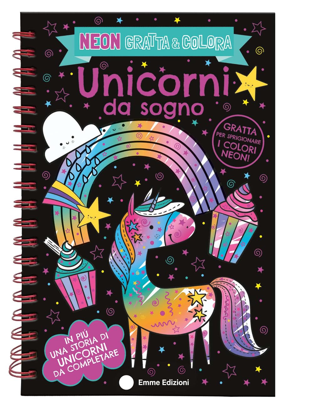Unicorni da sogno. Neon gratta e colora Tiptoi & Games