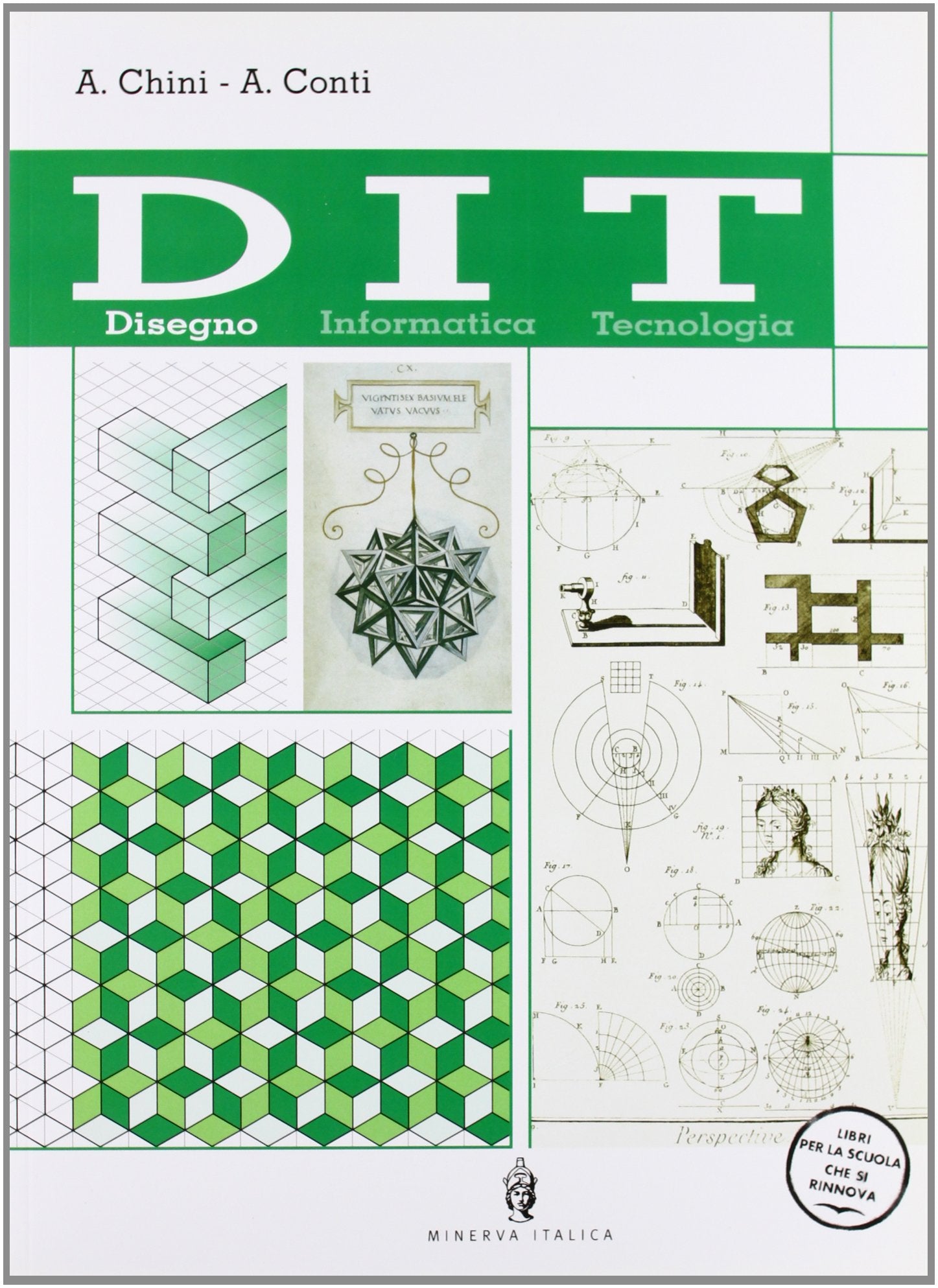 Dit. disegno, informatica, tecnologia. Disegno. 24 tavole per il disegno geometrico e tecnico book
