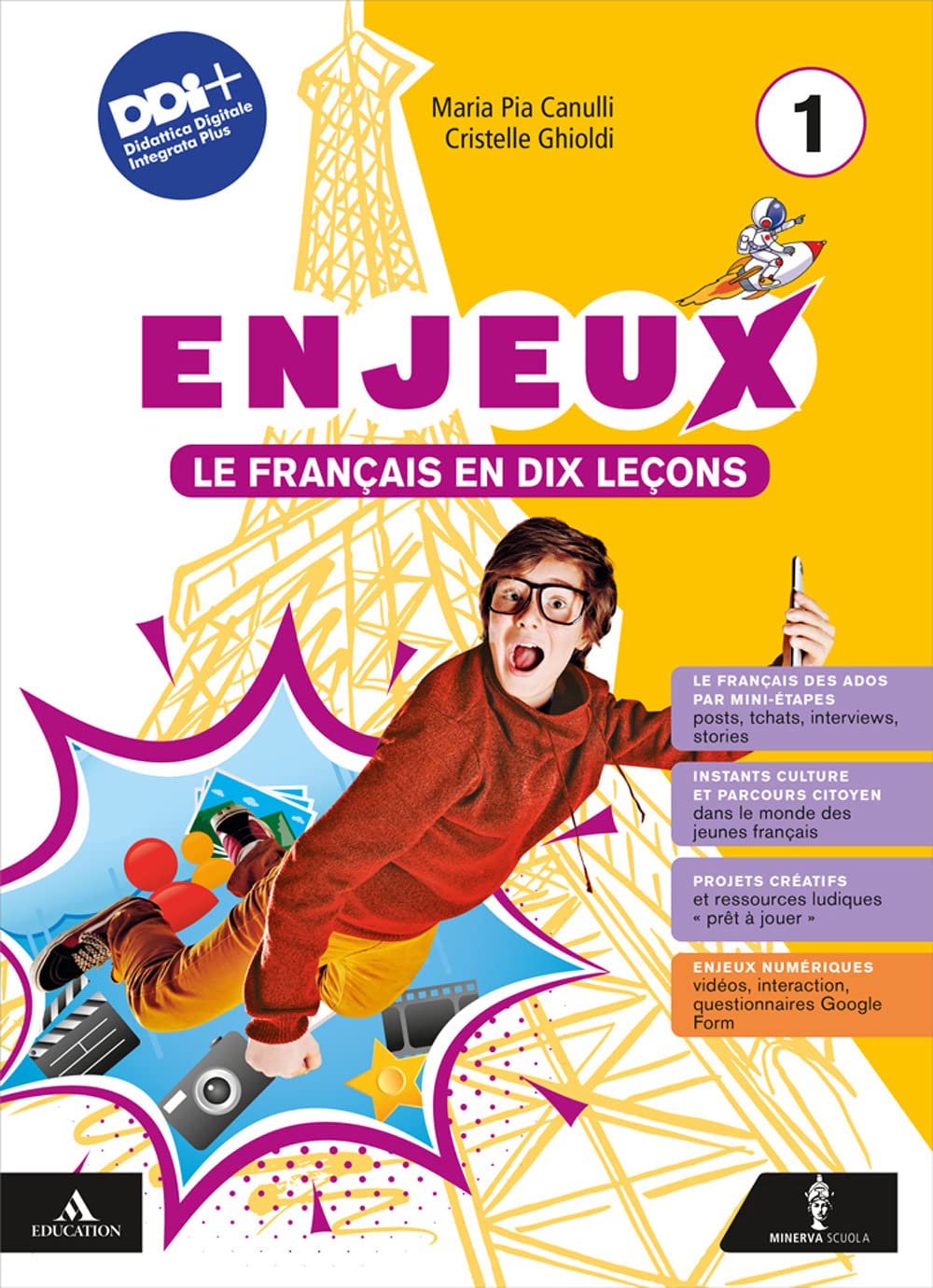 Enjeux. Le français en dix leçons. Avec Mon tuto, Grammaire pour tous. Per la Scuola media. Con e-book. Con espansione online (Vol. 1) book