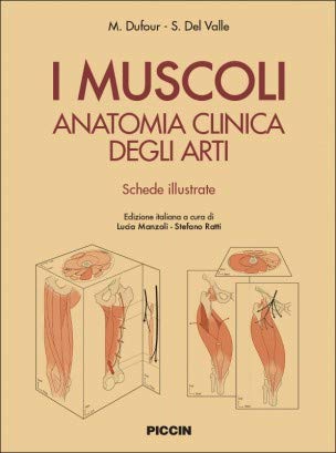 I muscoli. Anatomia clinica degli arti. Shede illustrate book