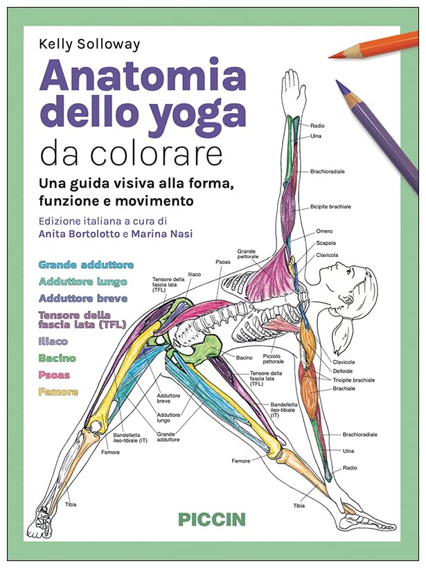 Anatomia dello yoga da colorare. Una guida visiva alla forma, funzione e movimento book
