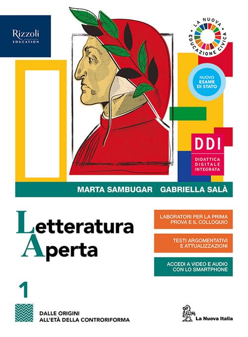 Letteratura aperta. Con Contenuti di base e Laboratorio di metodo per il terzo e quarto anno e Fascicolo pandemia. Per le Scuole superiori. Con ... online. Dall'età della contro... (Vol. 1) Professional & Reference Books