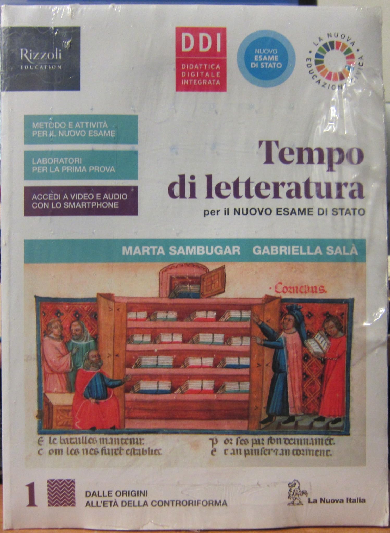 Tempo di letteratura per il nuovo esame di Stato. Con Laboratorio di metodo per il terzo e quarto anno, INVALSI e Leggere la pandemia. Per le Scuole ... e-book. Con espansione online. D... (Vol. 1) Professional & Reference Books