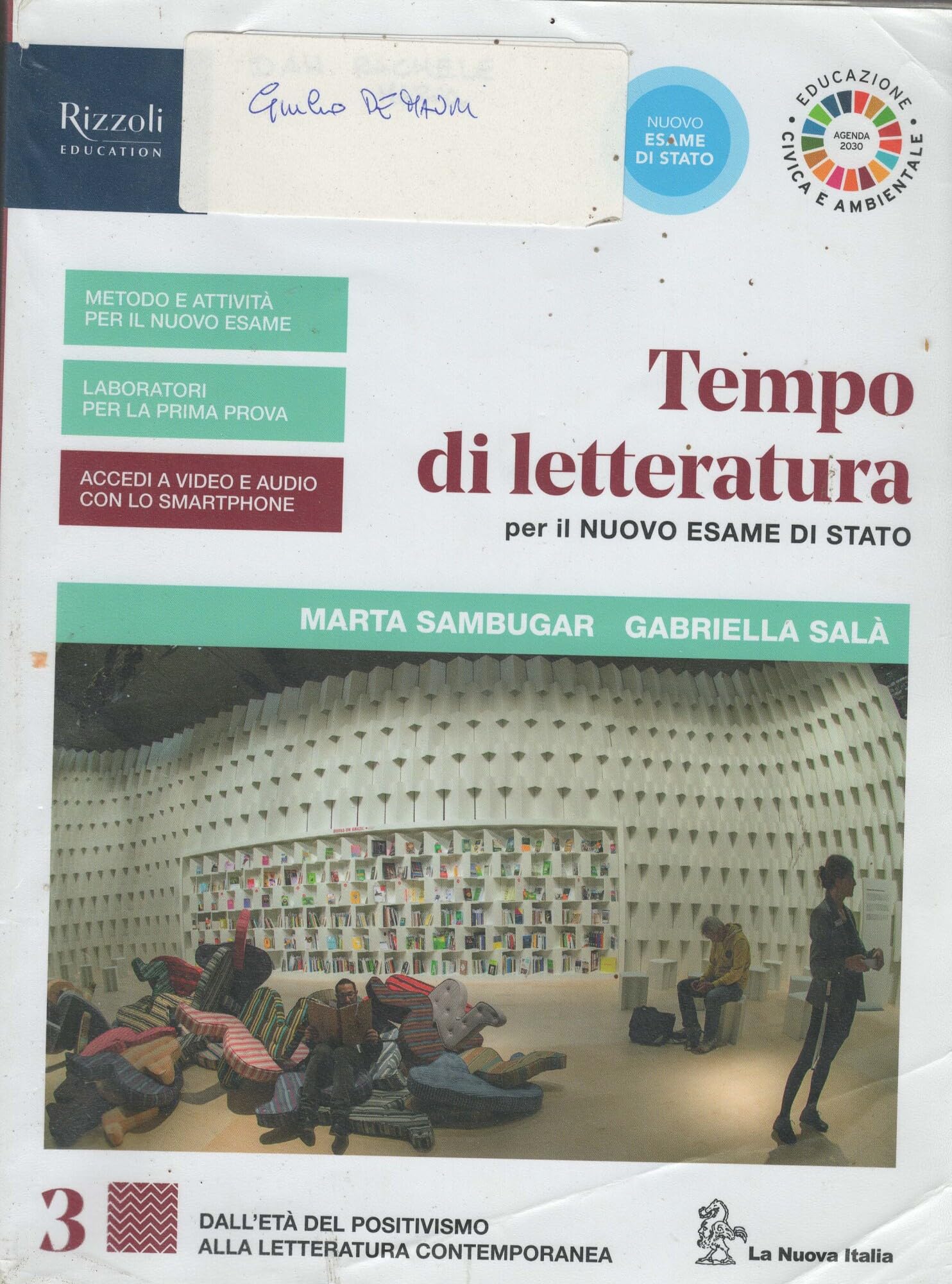 Tempo di letteratura per il nuovo esame di Stato. Con Laboratorio di metodo per il quinto anno. Per le Scuole superiori. Con e-book. Con espansione online (Vol. 3) book
