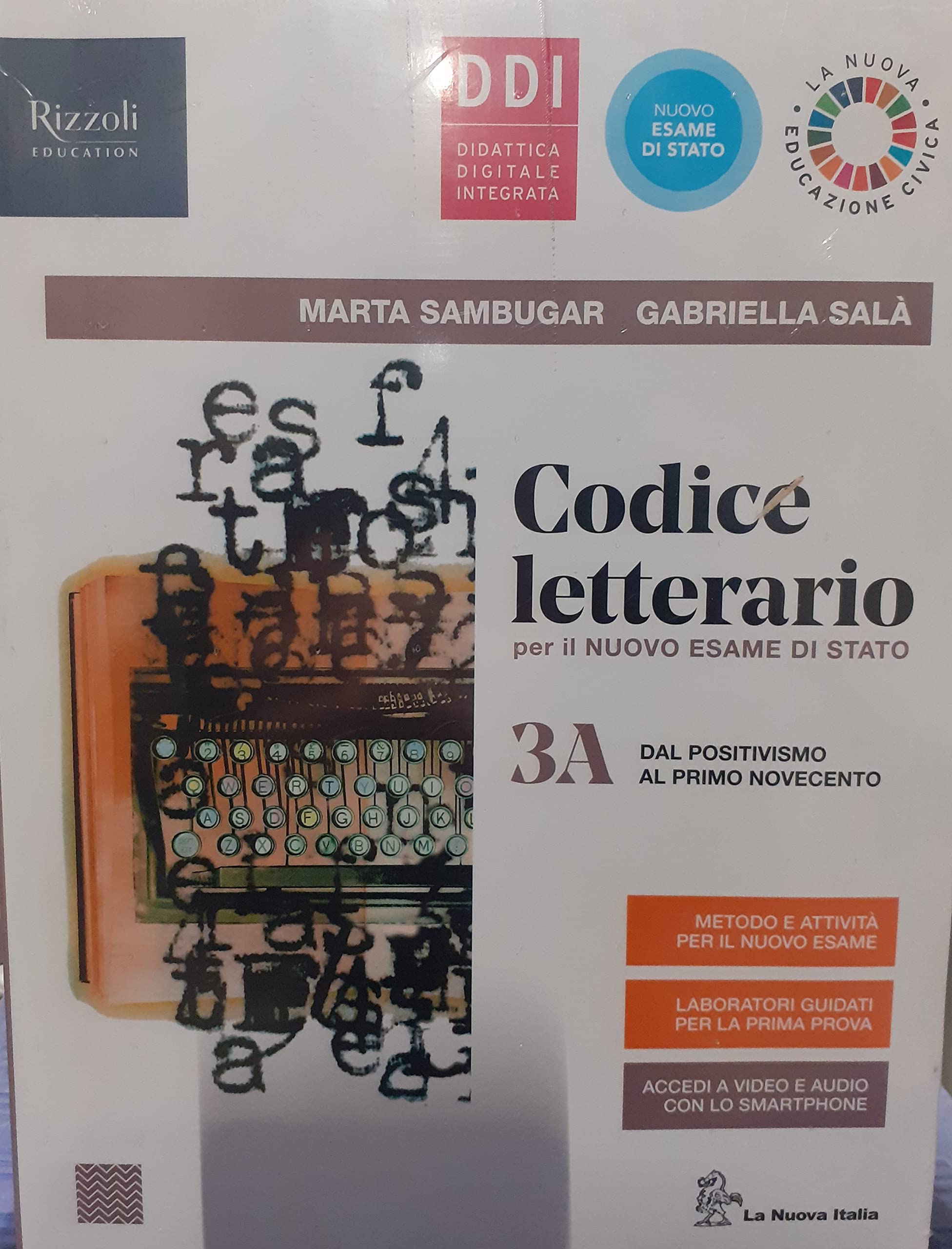 Codice letterario per il nuovo esame di Stato. Con Laboratorio di metodo per il quinto anno. Per le Scuole superiori. Con e-book. Con espansione online (Vol. 3A-3B) book