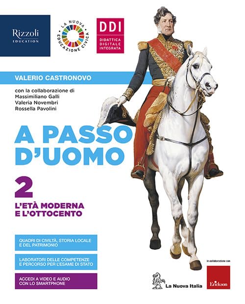 A passo d'uomo. Con Atlante Osservo e imparo. Per la Scuola media. Con e-book. Con espansione online (Vol. 2) Professional & Reference Books