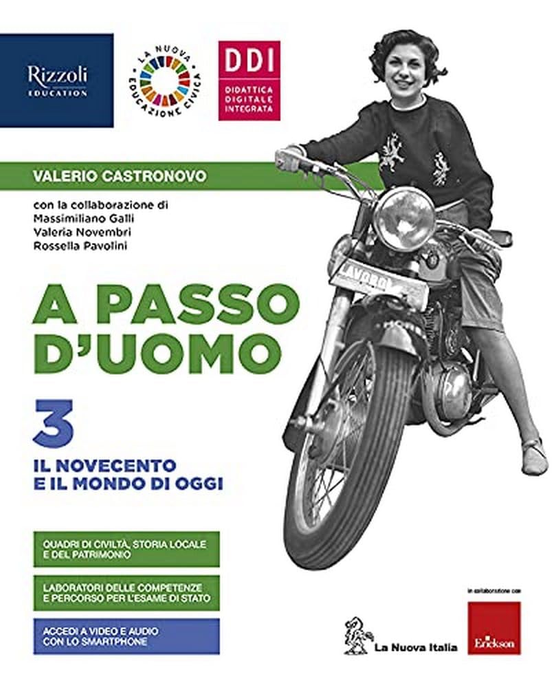 A passo d'uomo. Con Atlante Osservo e imparo e Quaderno. Per la Scuola media. Con e-book. Con espansione online (Vol. 3) Professional & Reference Books