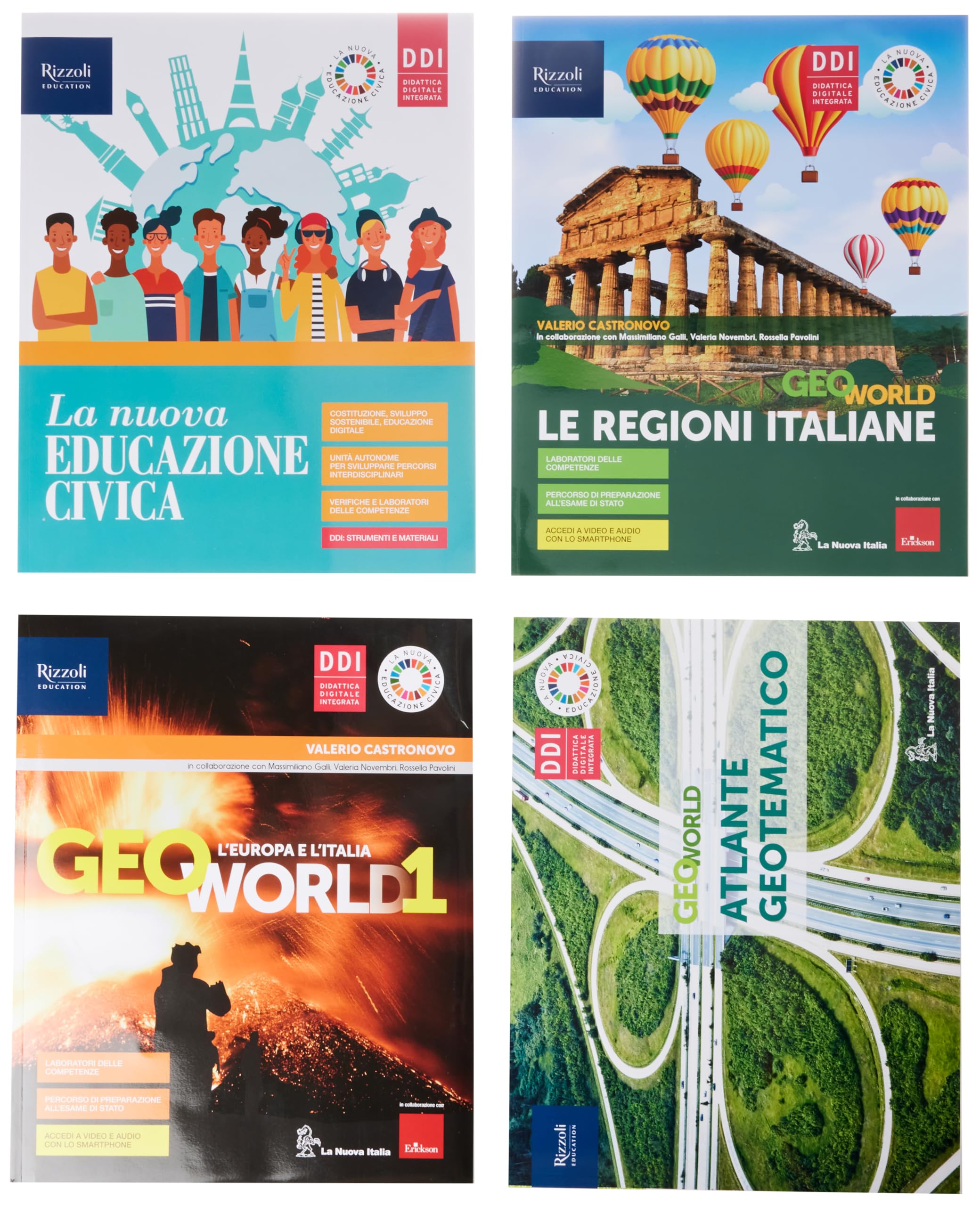 Geoworld. Con Atlante guidato, Atlante geotematico, Regioni d'Italia ed Educazione civica. Per la Scuola media. Con e-book. Con espansione online (Vol. 1) book