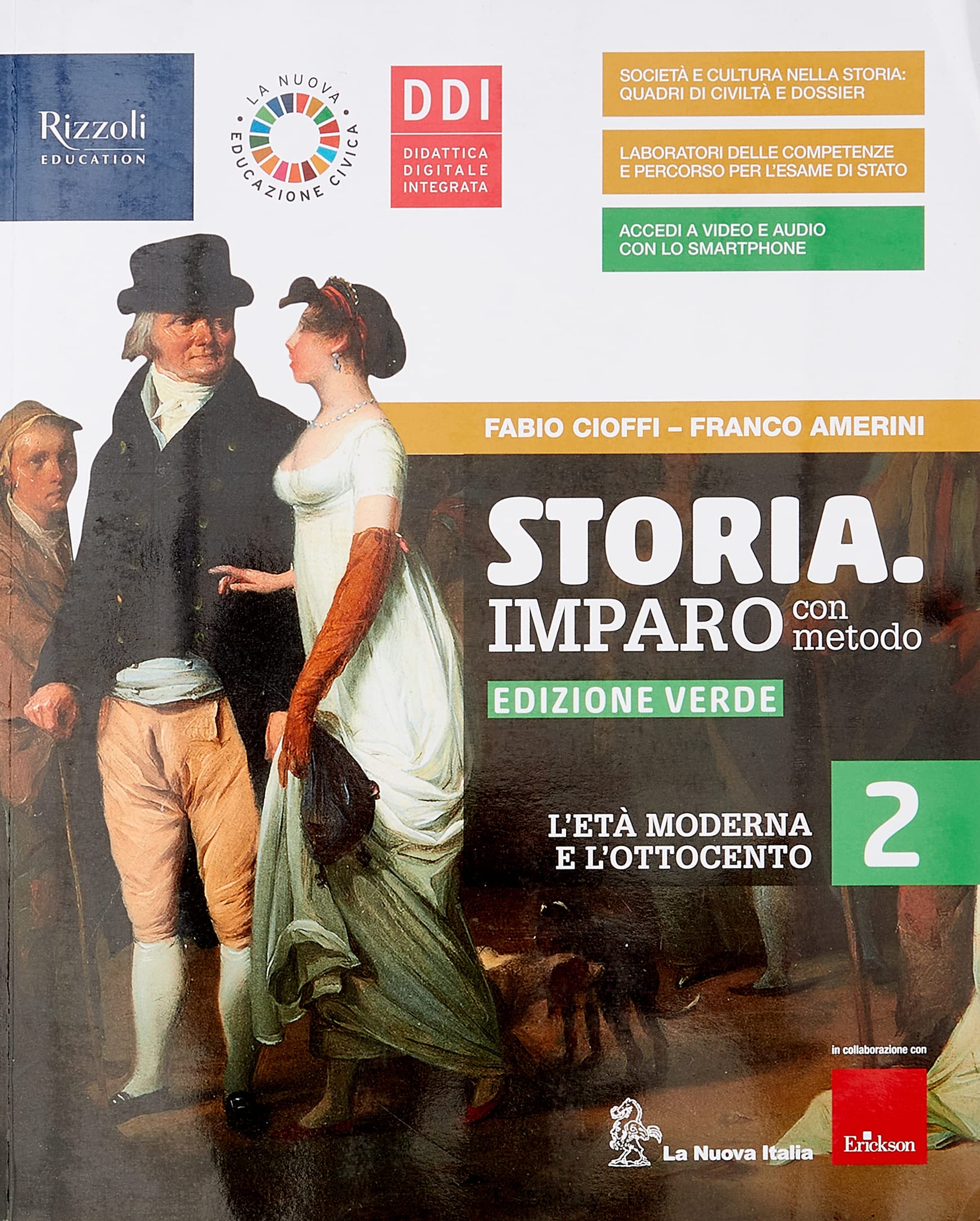 Storia. Imparo con metodo. Ediz. verde. Con Storia con metodo con punto colla. Per la Scuola media. Con e-book. Con espansione online (Vol. 2) Professional & Reference Books