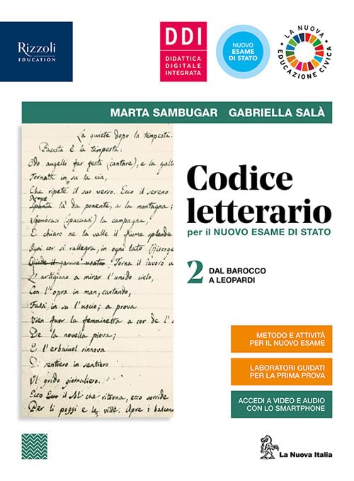 Codice letterario per il nuovo esame di Stato. Per le Scuole superiori. Con e-book. Con espansione online (Vol. 2) book