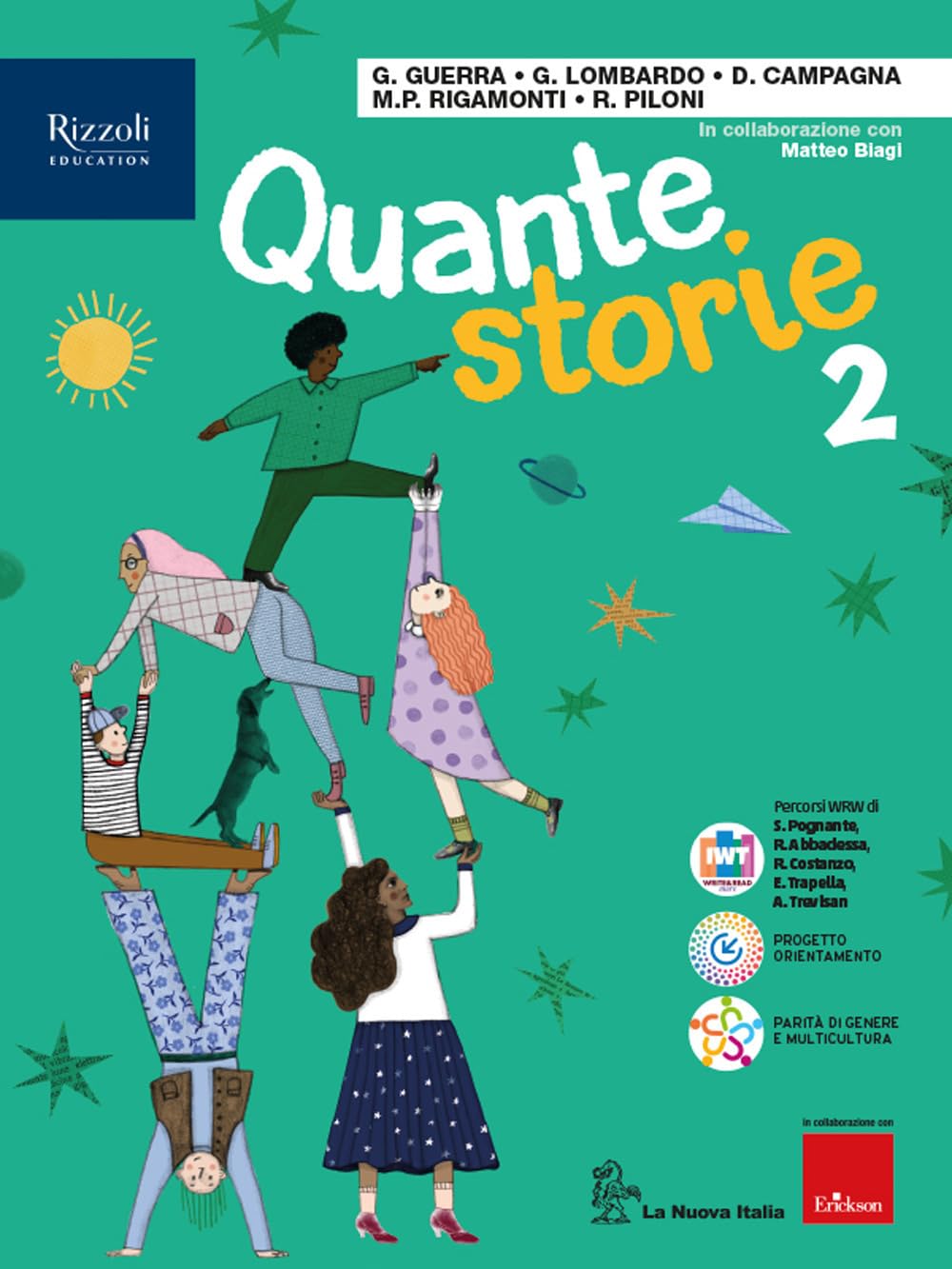 Quante storie. Con Letteratura. Per la Scuola media. Con e-book. Con espansione online (Vol. 2) book