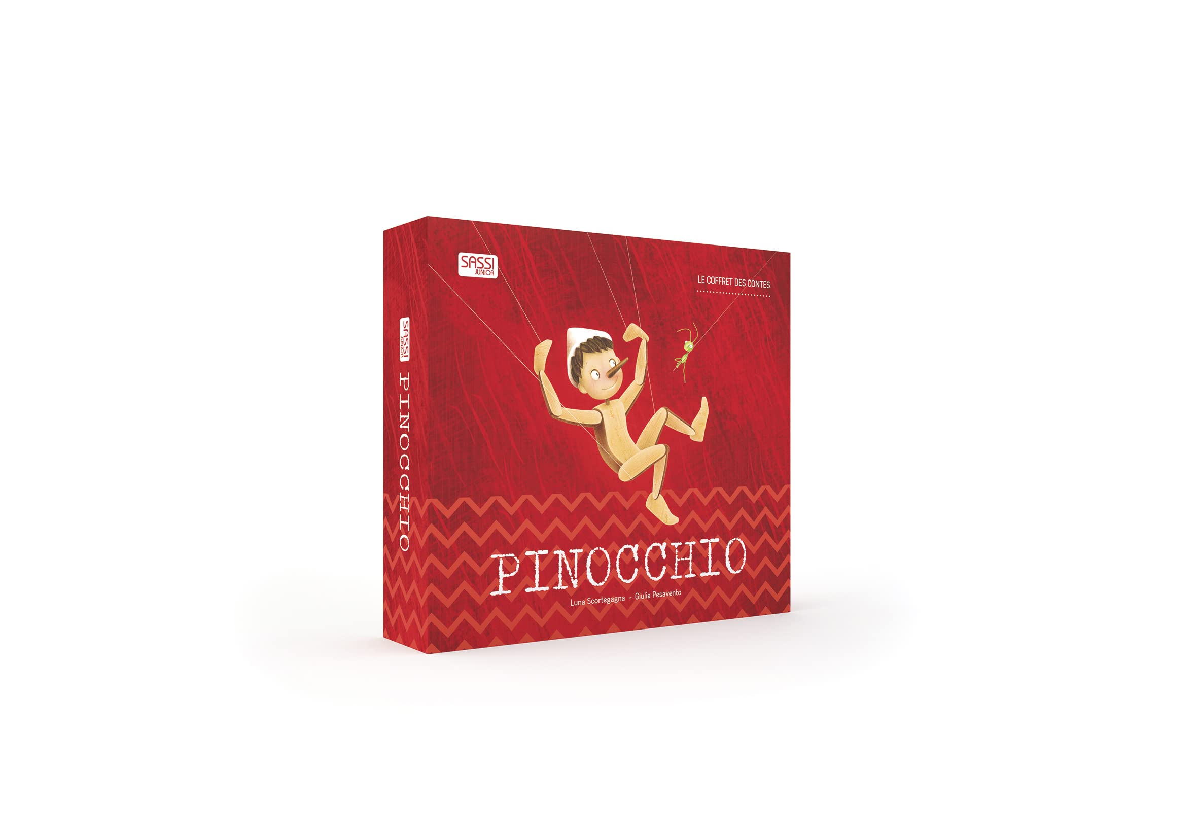Le coffret des contes - Pinocchio: à l'intérieur un livre théâtre et 7 personnages à monter 3 ans book