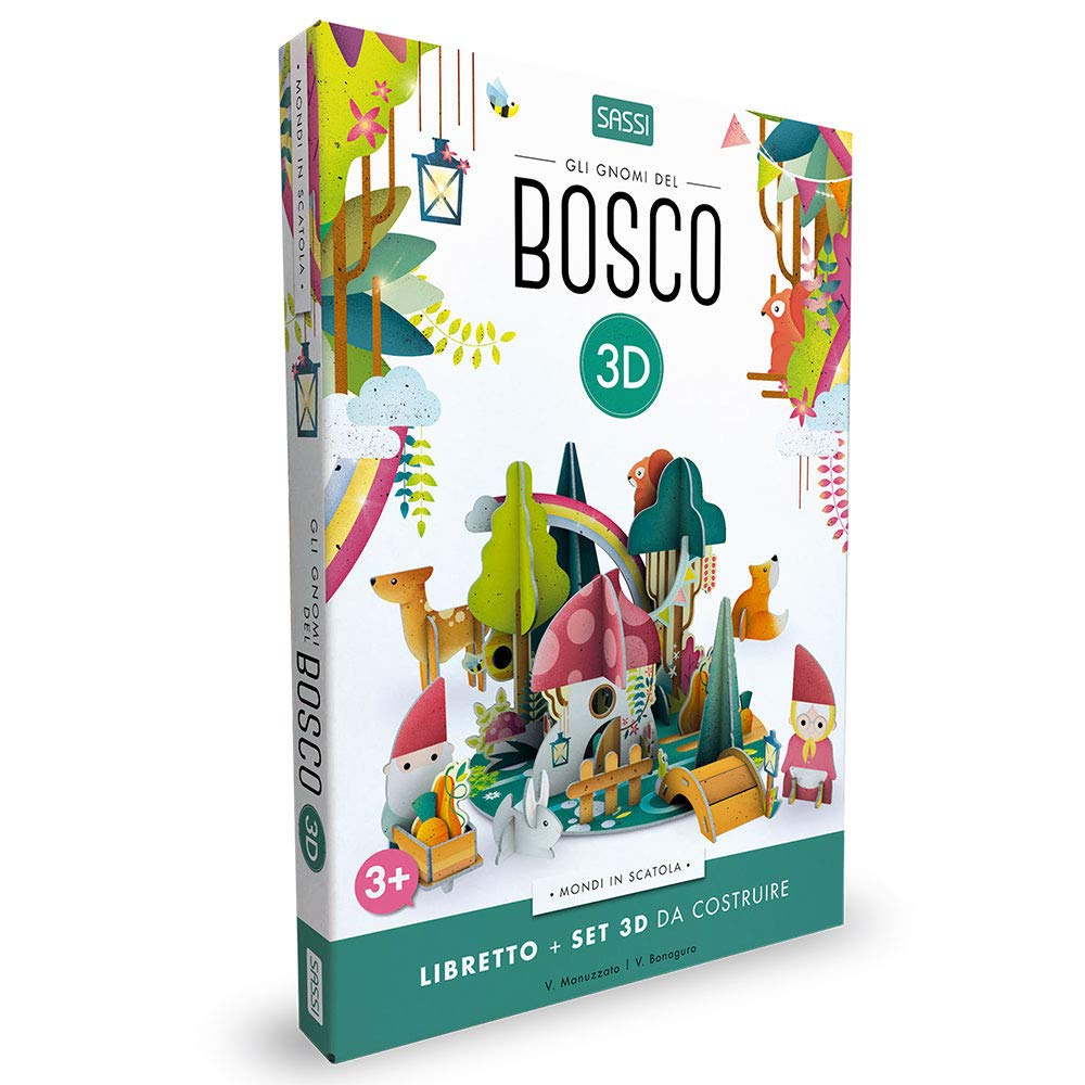 Gli gnomi del bosco 3D. Ediz. a colori book