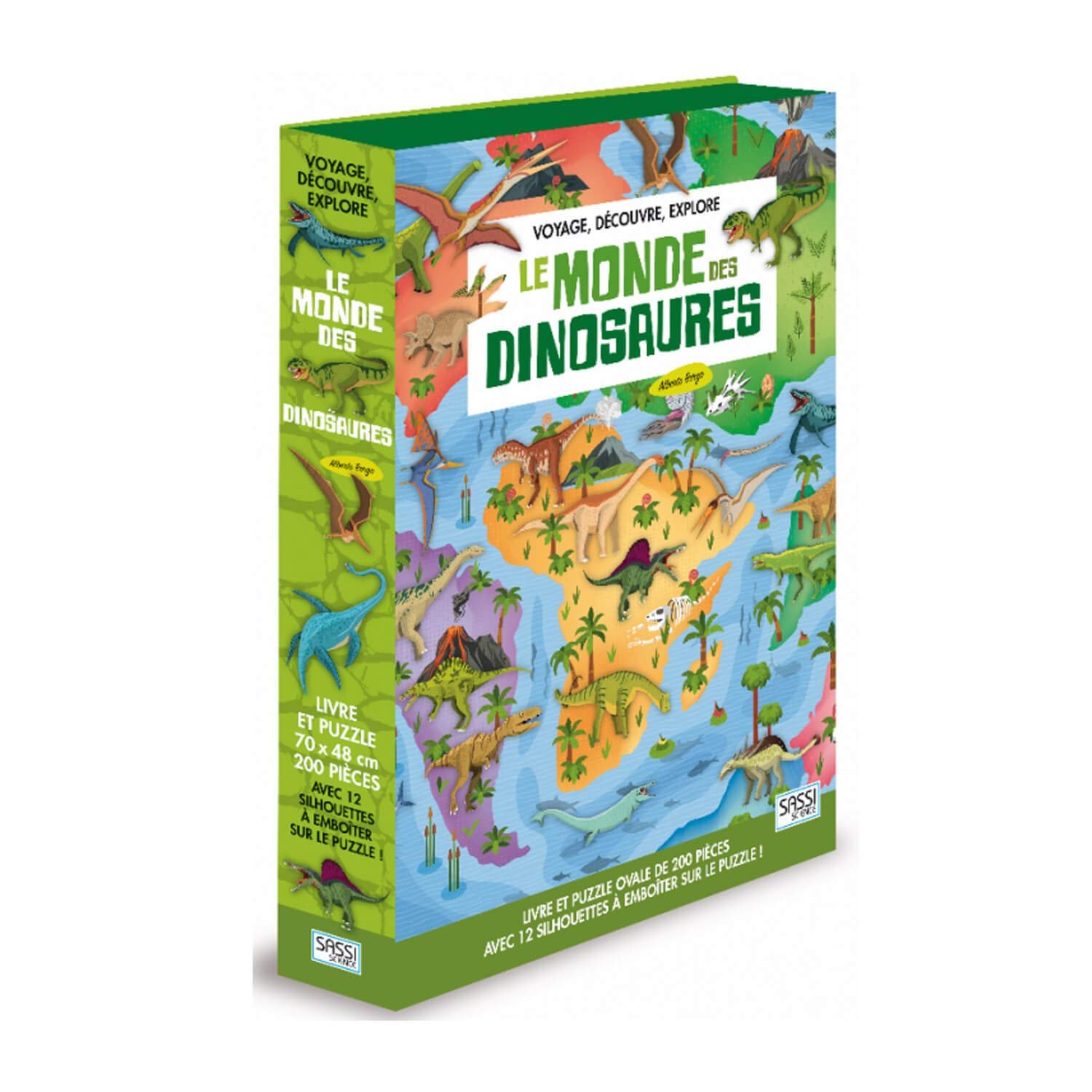 Le monde des dinosaures: Voyage,découvre,explore book