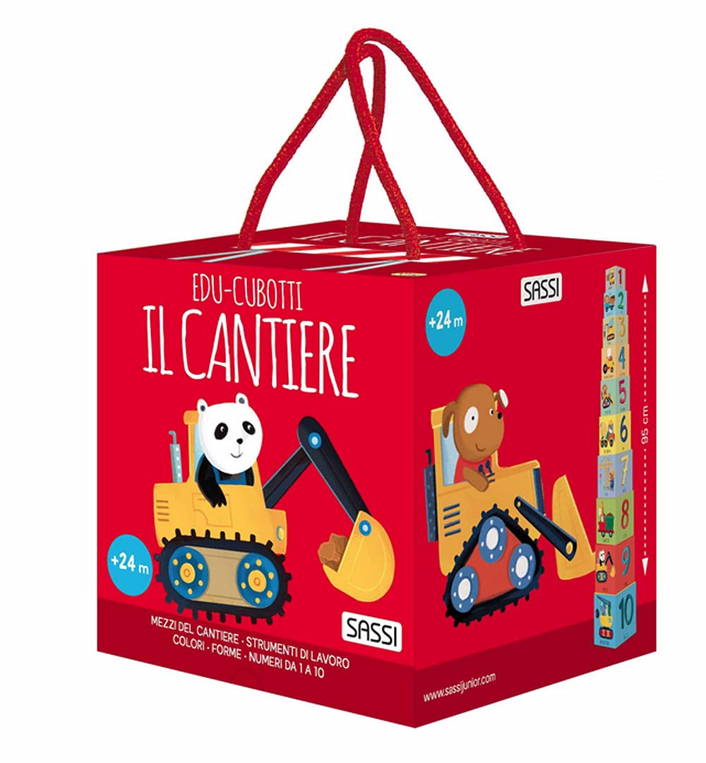 Il cantiere. Edu-cubotti. Ediz. a colori. Con gadget (Sassi junior) Non-fiction