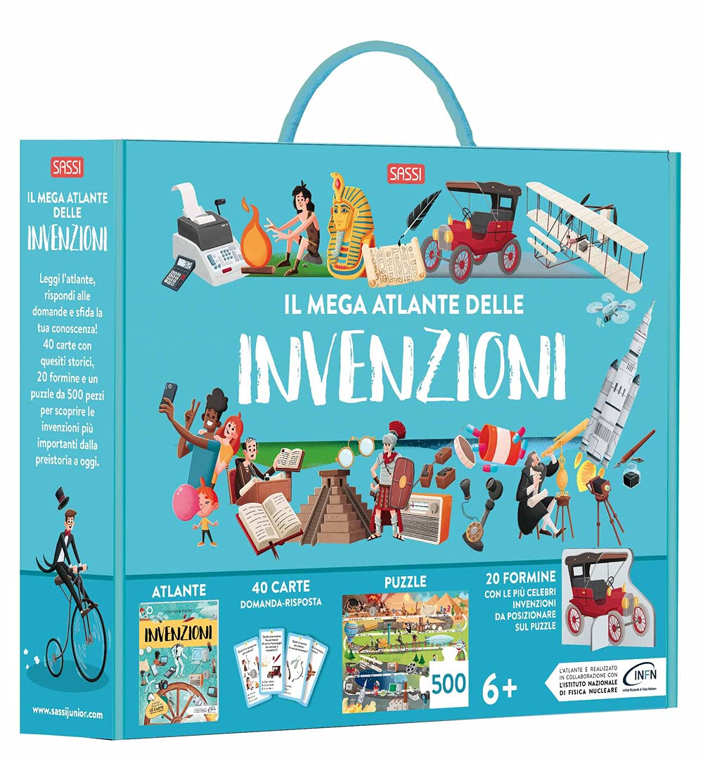 Il mega atlante delle invenzioni. Ediz. a colori. Con puzzle. Con Carte (Science) Tiptoi & Games