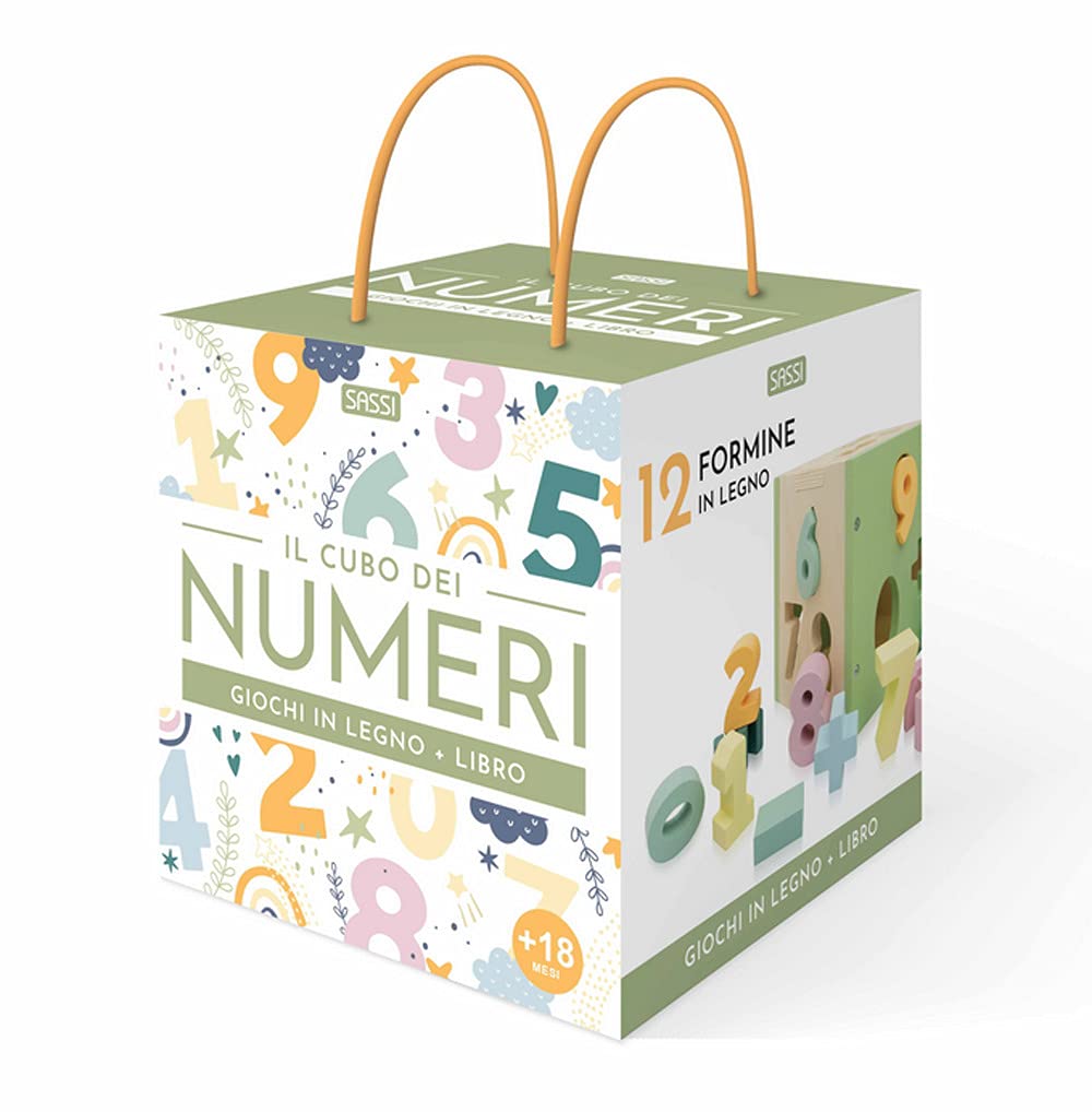 Il cubo dei numeri. Giochi in legno. Nuova ediz. Con 12 formine in legno (Sassi junior) Non-fiction
