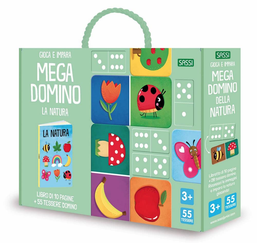 Natura. Mega-domino. Ediz. a colori. Con tessere domino (Sassi junior) Tiptoi & Games