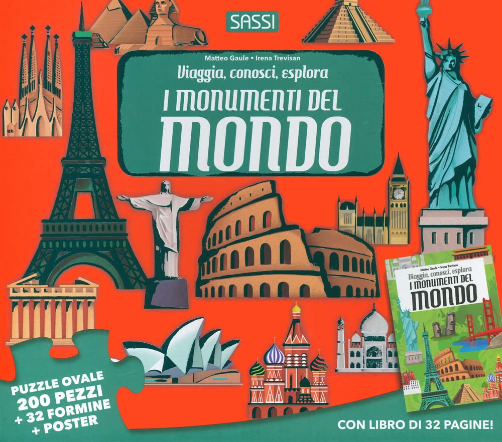Monumenti del mondo. Viaggia, conosci, esplora. Ediz. a colori. Con puzzle (Science) Non-fiction