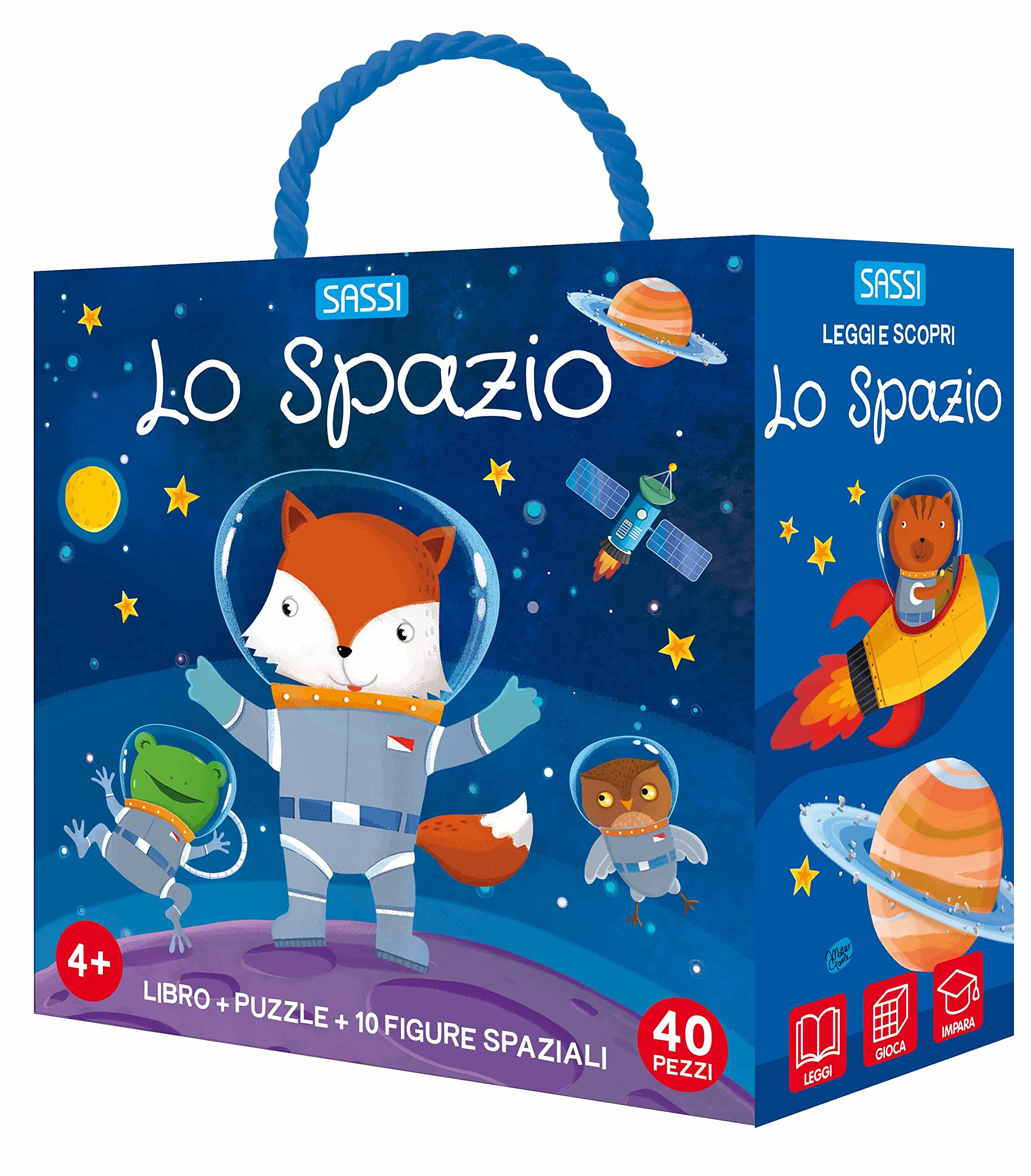 Lo spazio. Q-box. Ediz. a colori. Con 10 figure spaziali. Con puzzle book