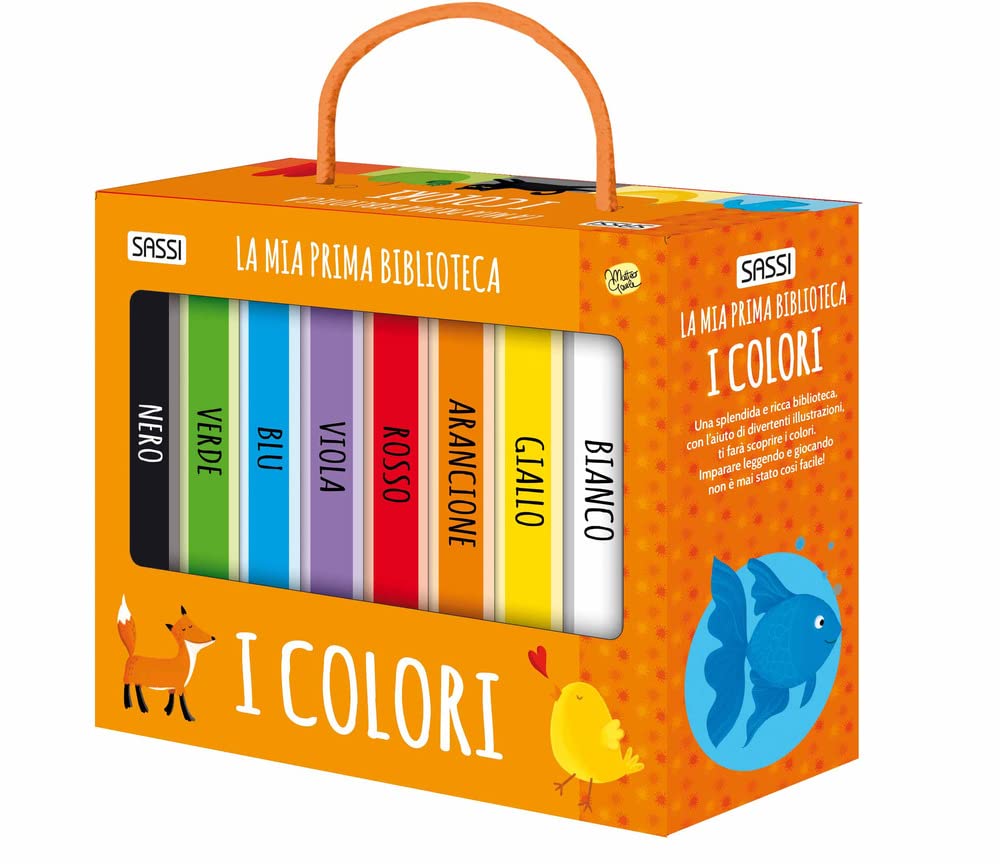 I colori. La mia prima biblioteca. Ediz. a colori book