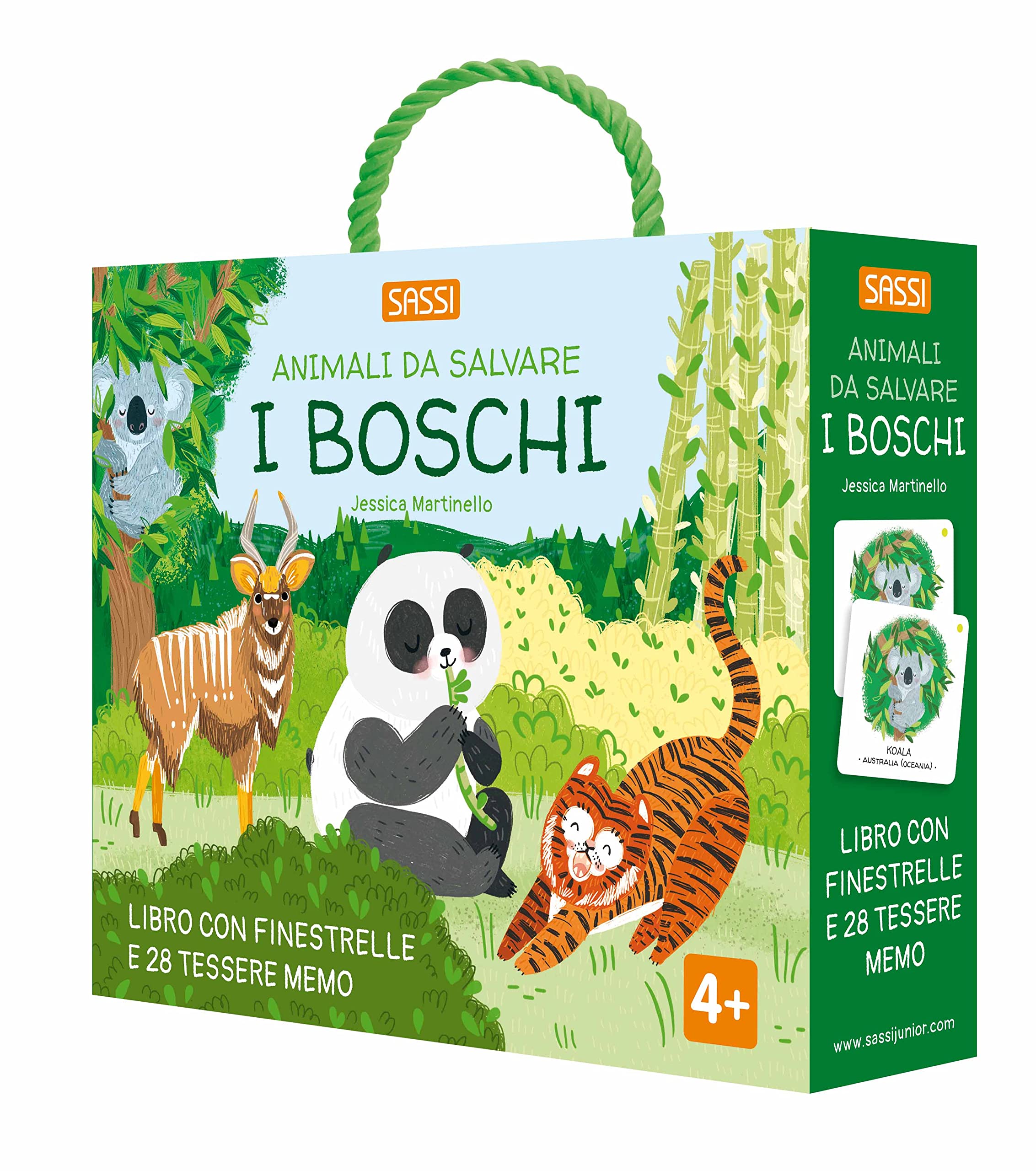I boschi. Animali da salvare. Ediz. a colori. Con 28 Memory cards book