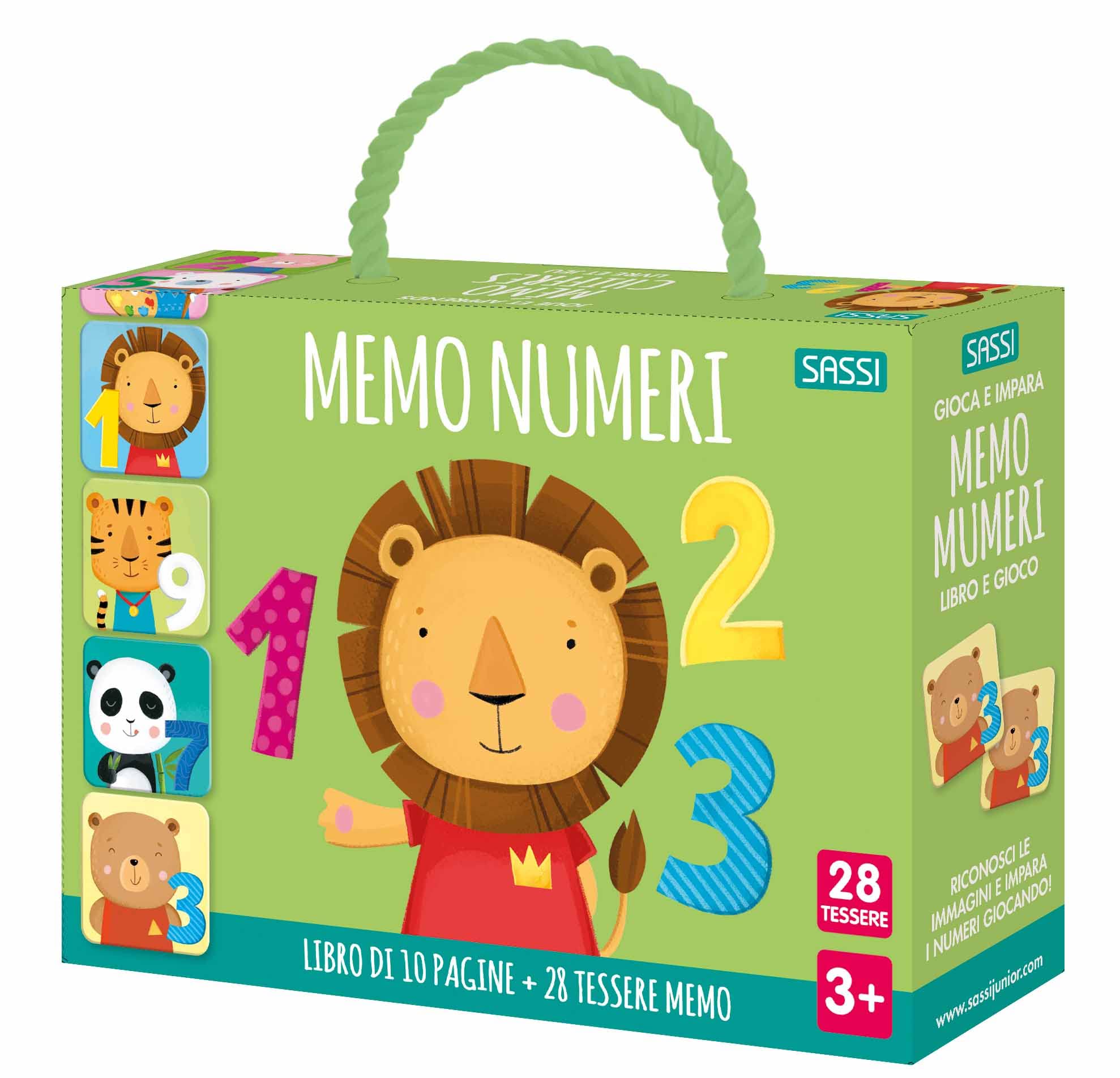 Memo numeri. Ediz. a colori. Con 28 tessere memo book