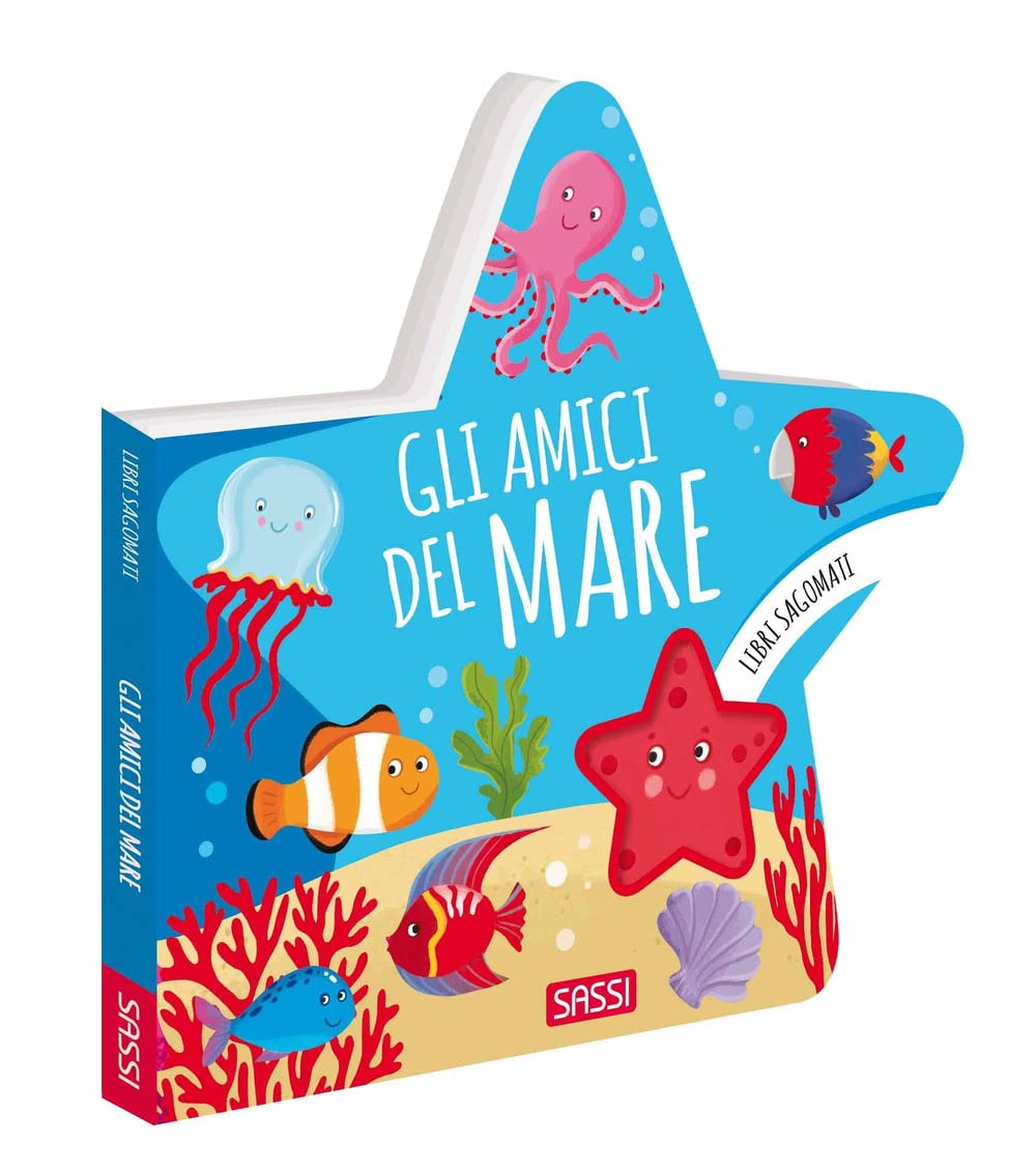Gli amici del mare. Libri sagomati. Ediz. a colori book