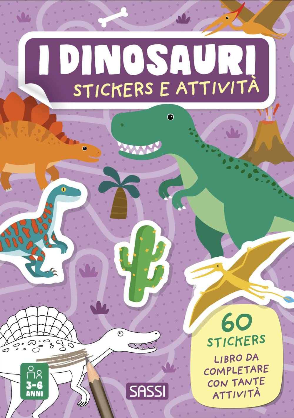 I dinosauri. Stickers e attività. Ediz. a colori book